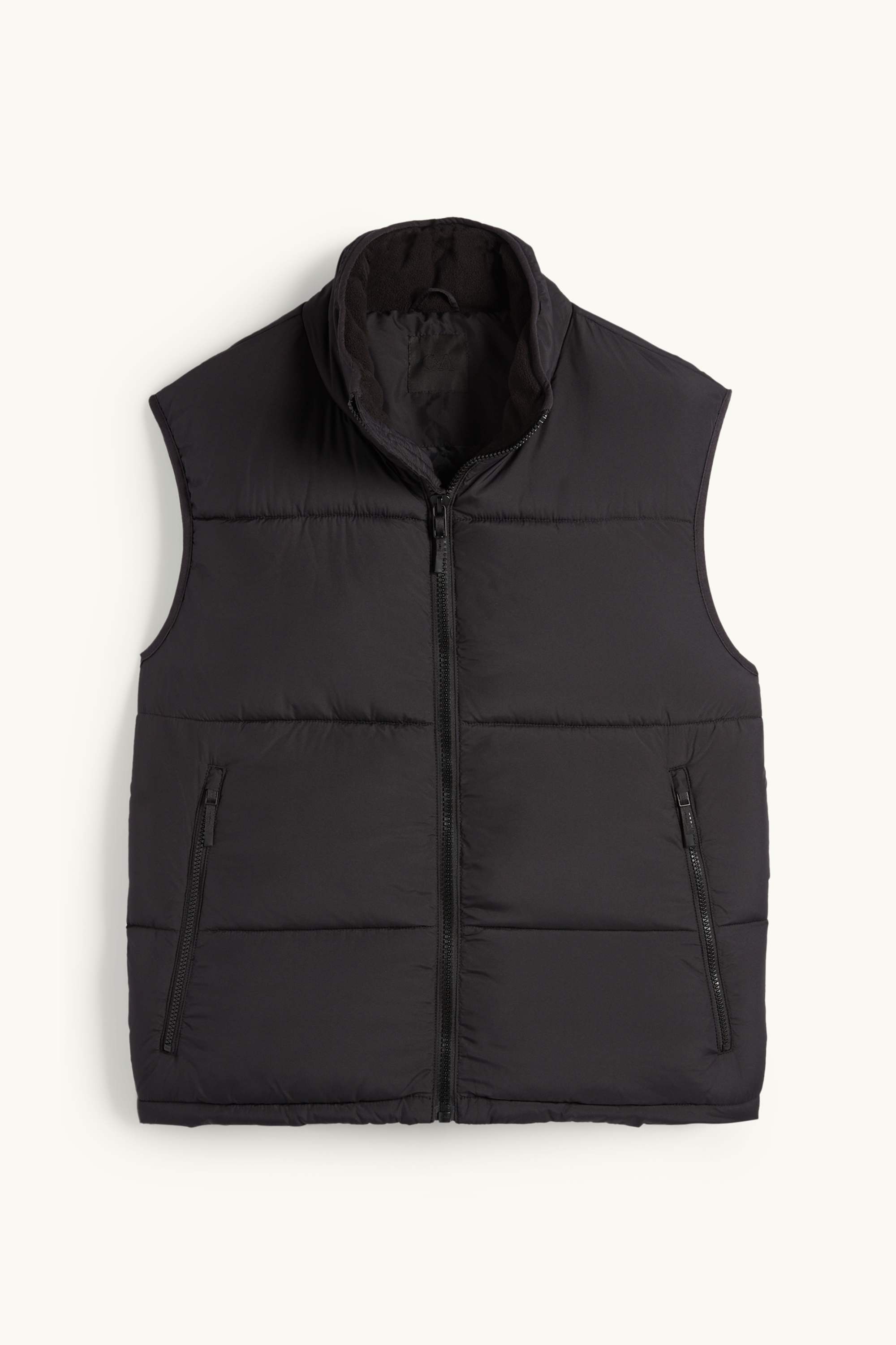 Quilted gilet black