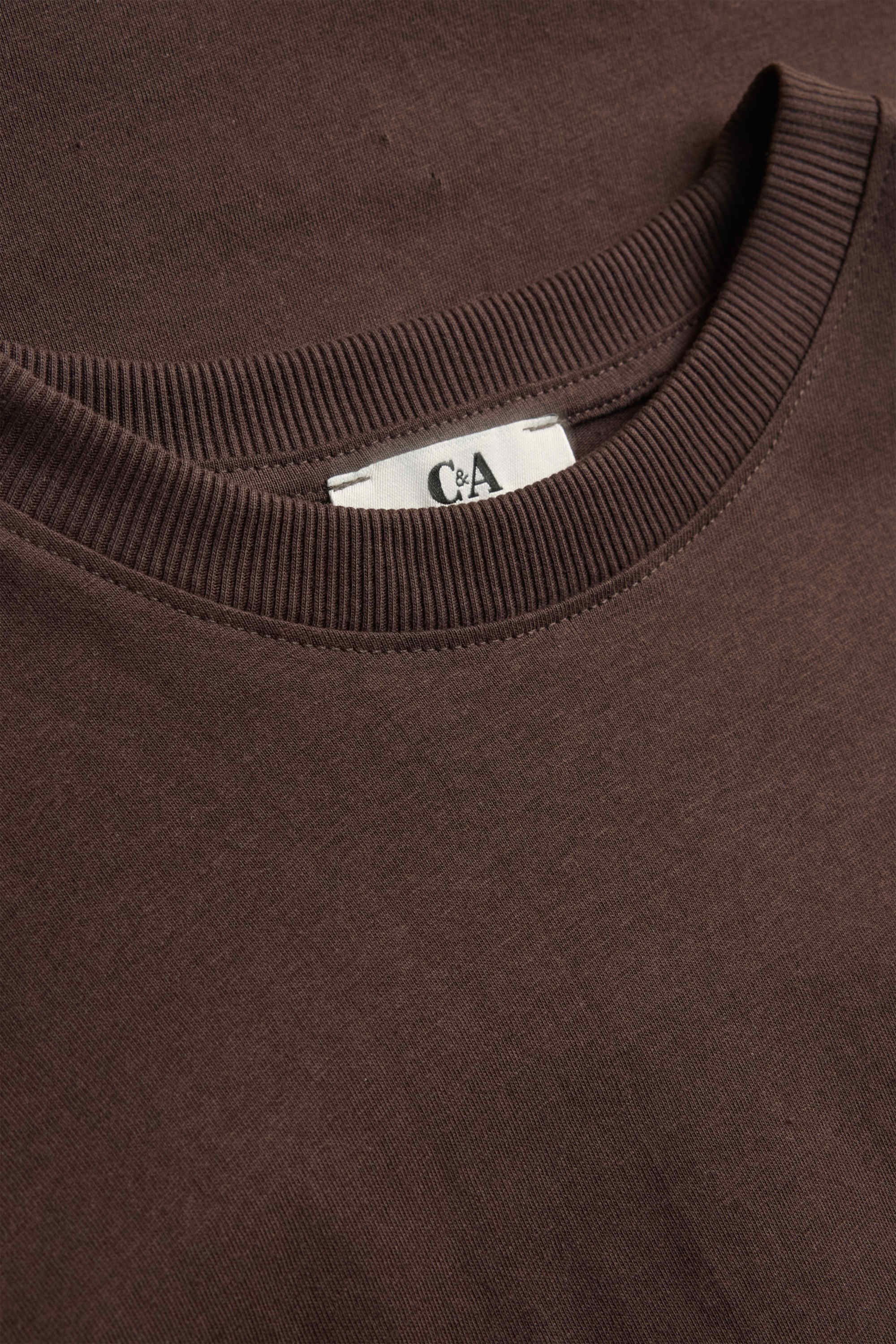 T-shirt - oversized brown