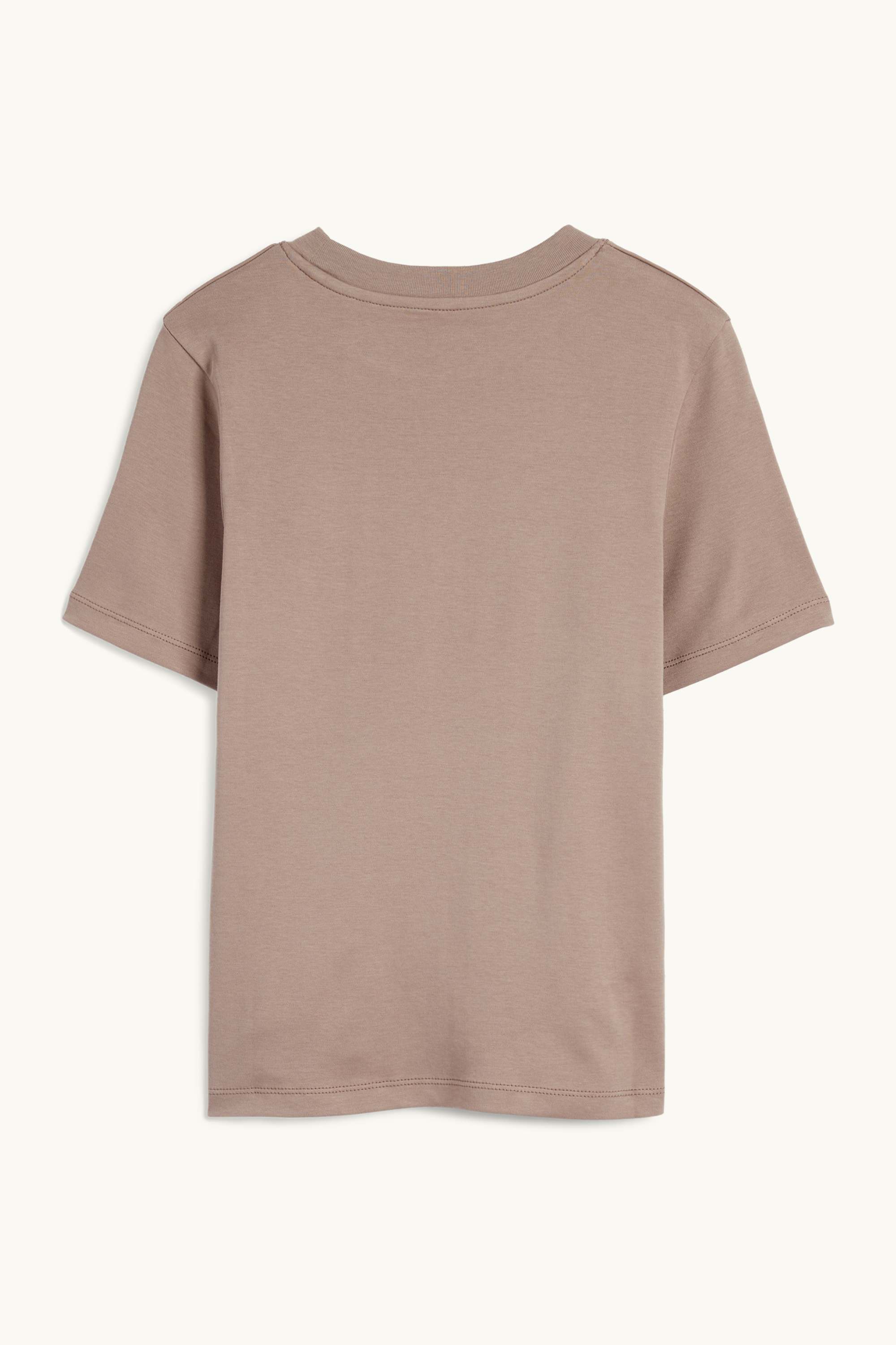 T-shirt - slim fit light brown