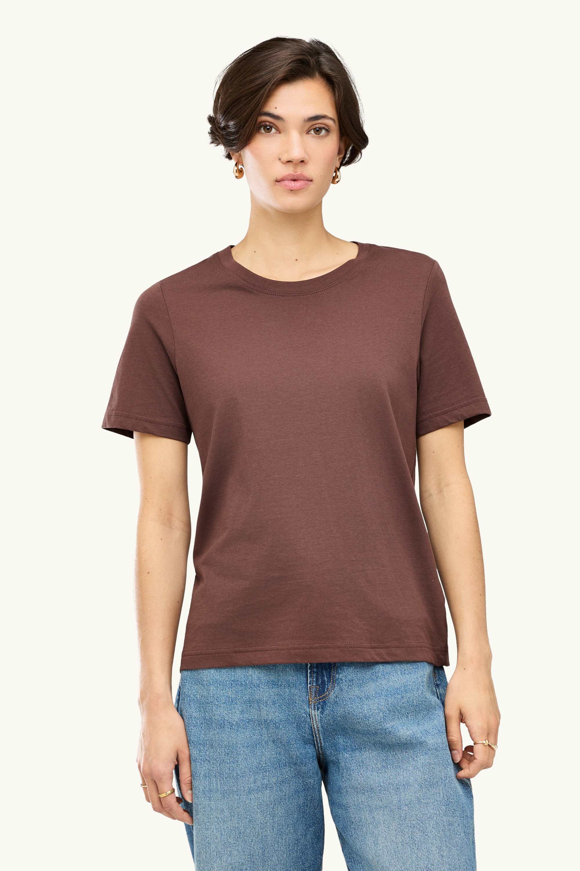 T-shirt - regular fit brown