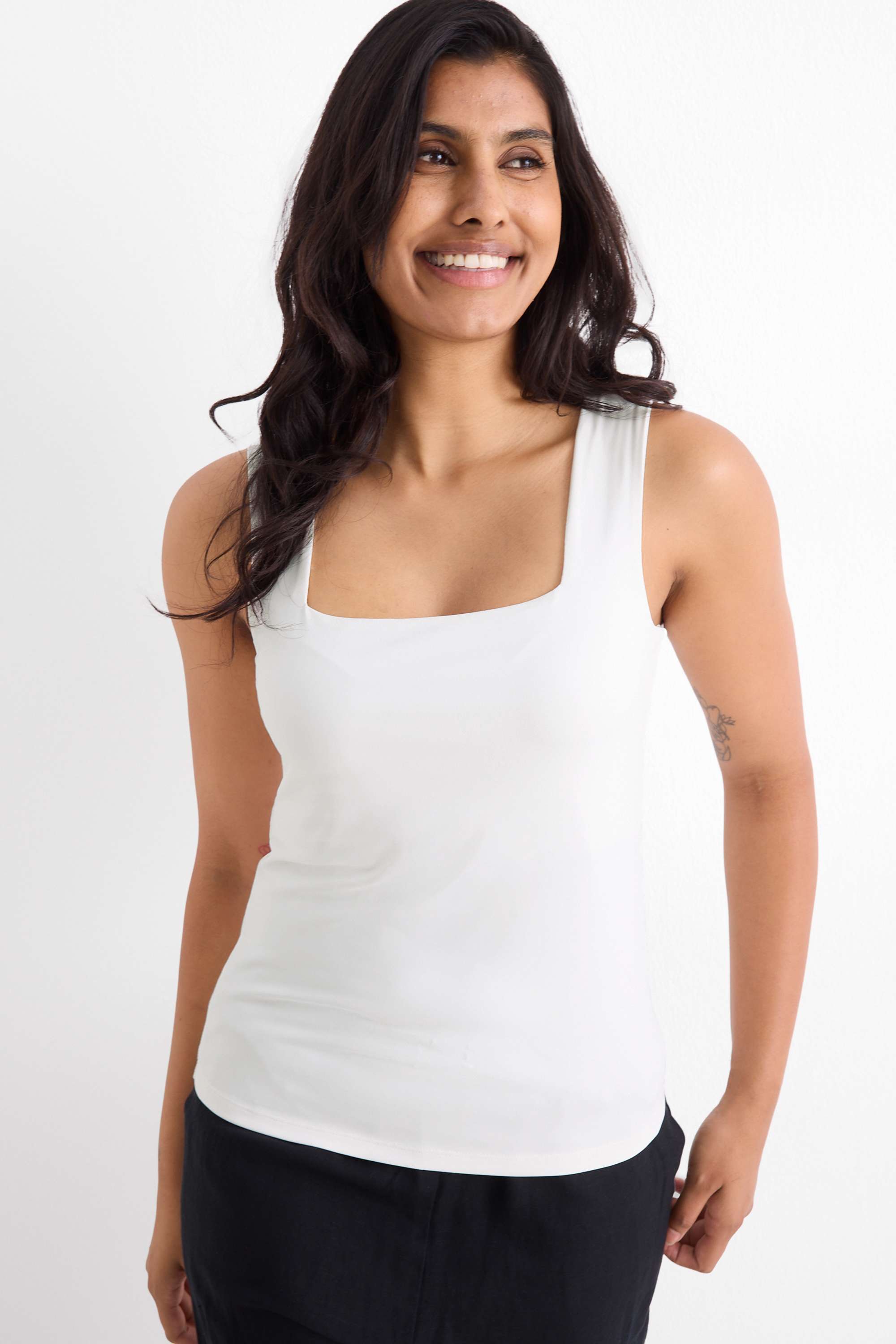 Multipack of 2 - top white / black