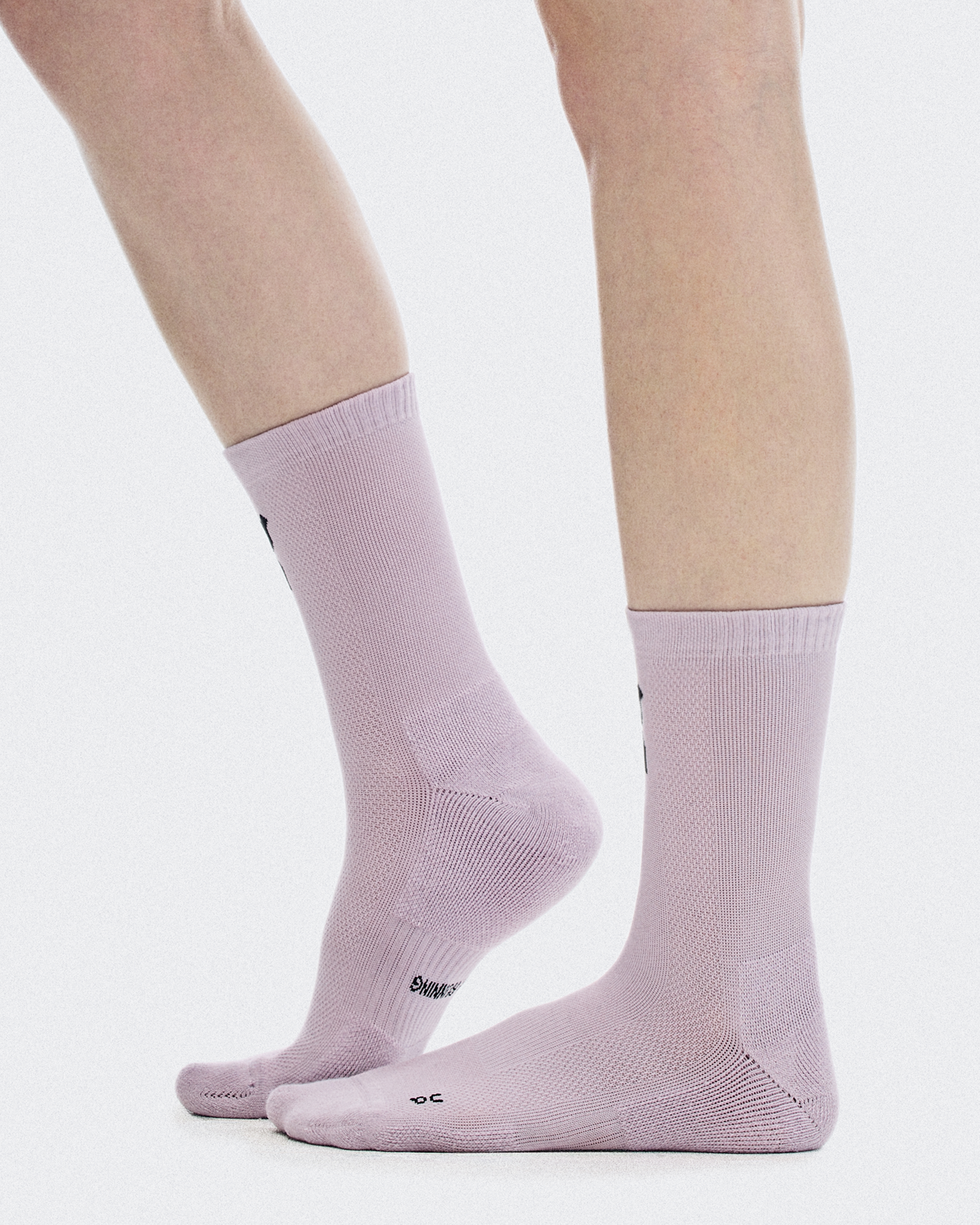 Core Run Sock High 2P - Foxglove | Mallow