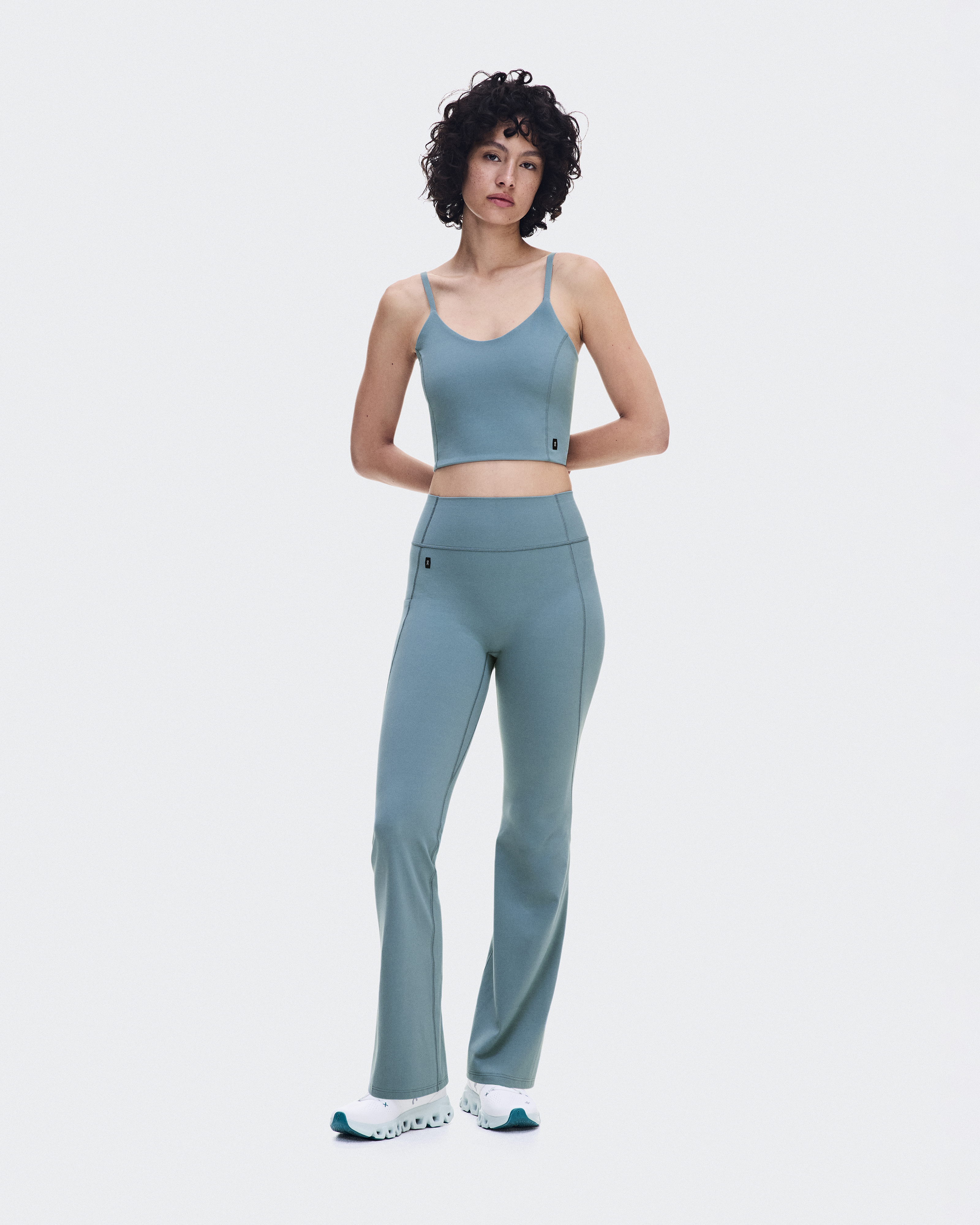 Studio Flared Pants 30" - Agave