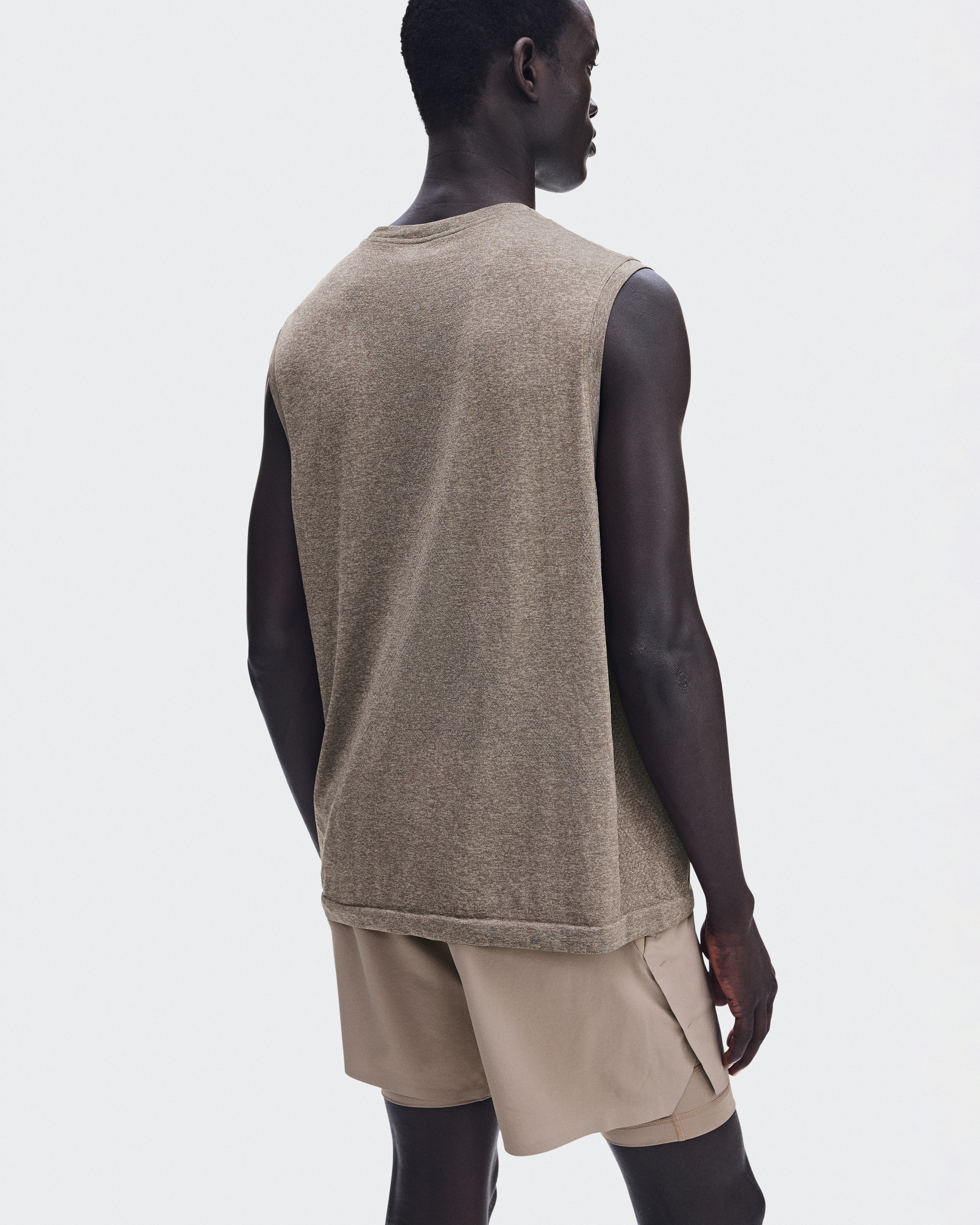 Train Flex Tank - Clay Heather