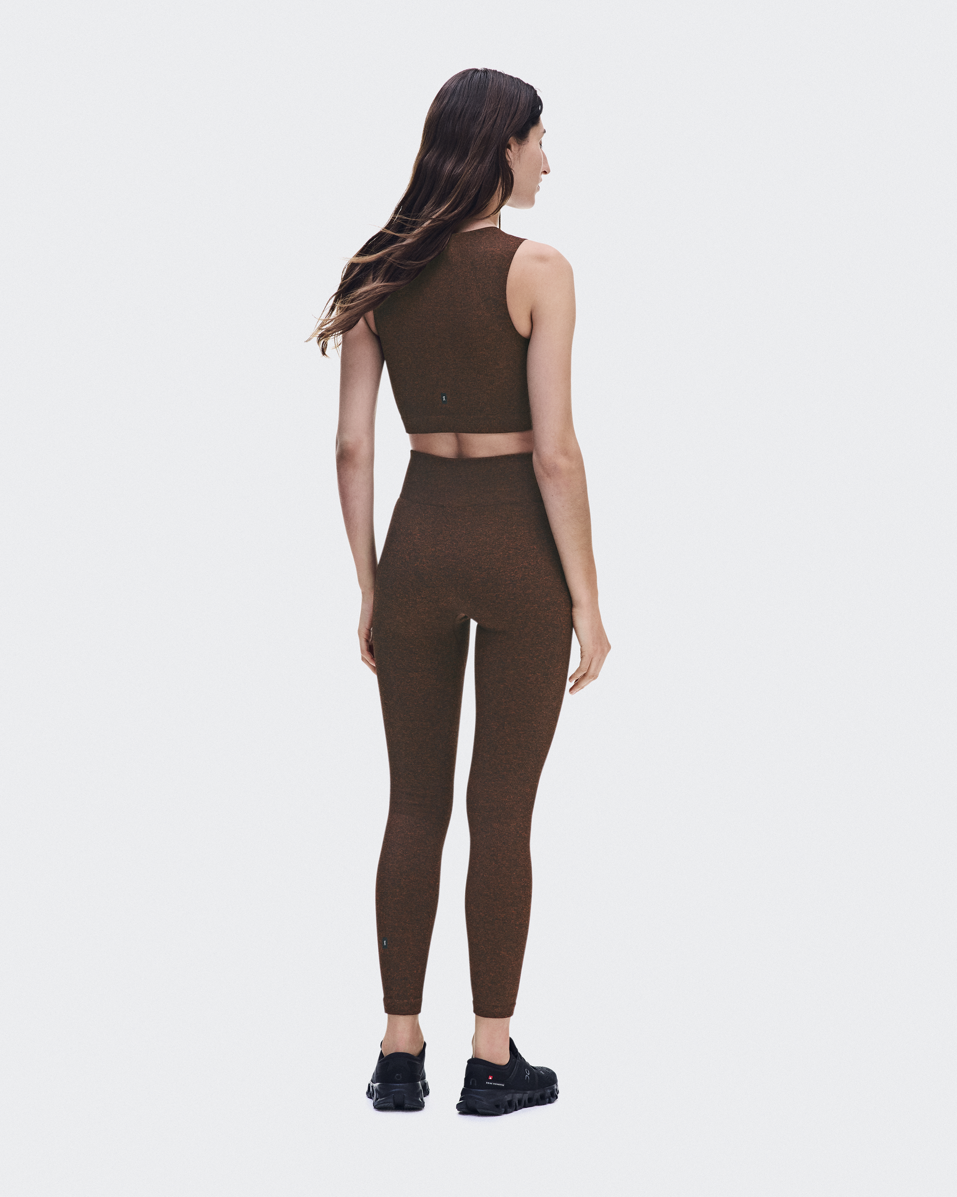 Studio Knit Leggings - Cinnamon Heather