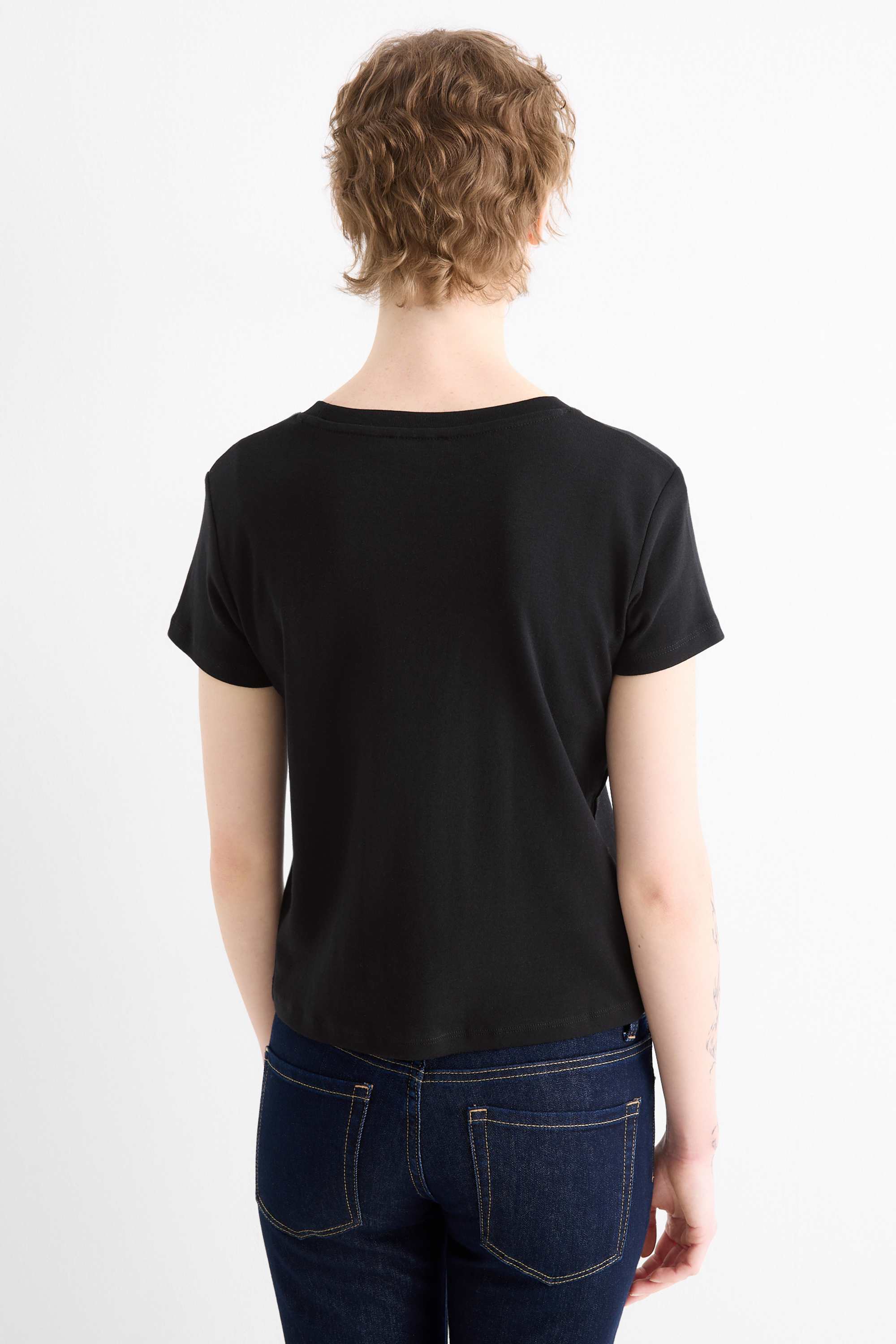 T-shirt - relaxed fit black