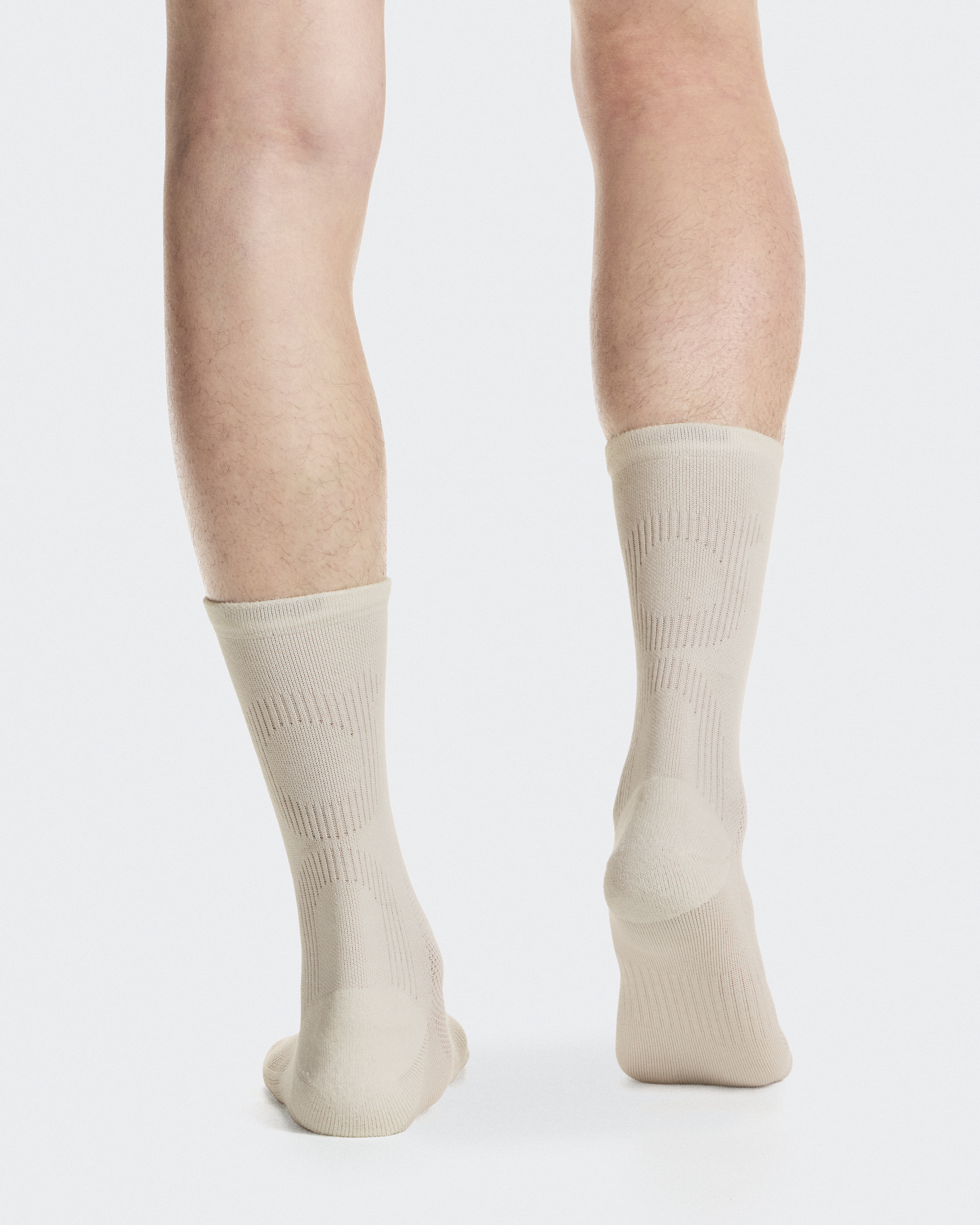 Hybrid Sock High 2P - Ivory