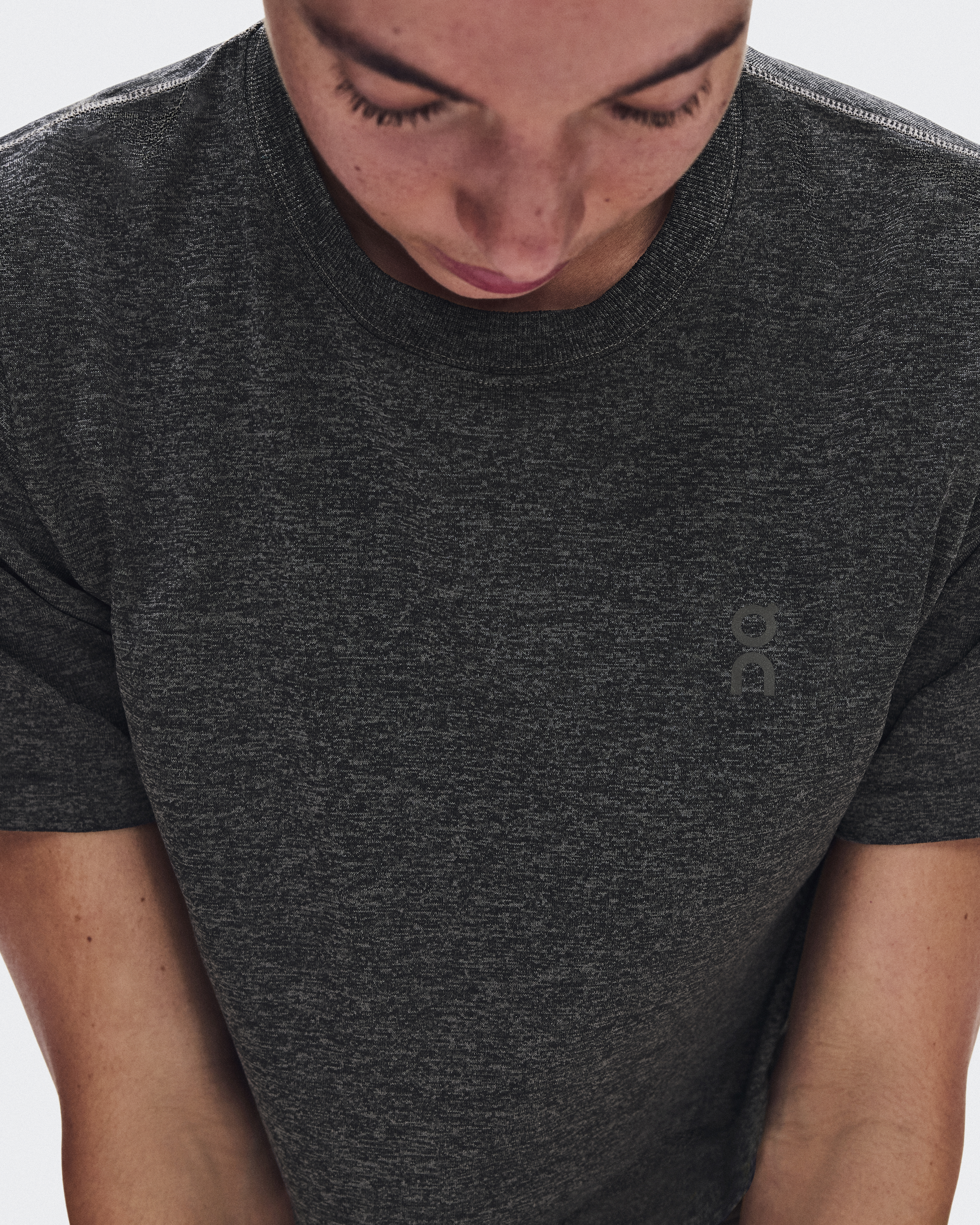 Train Flex-T Crop - Ember Heather