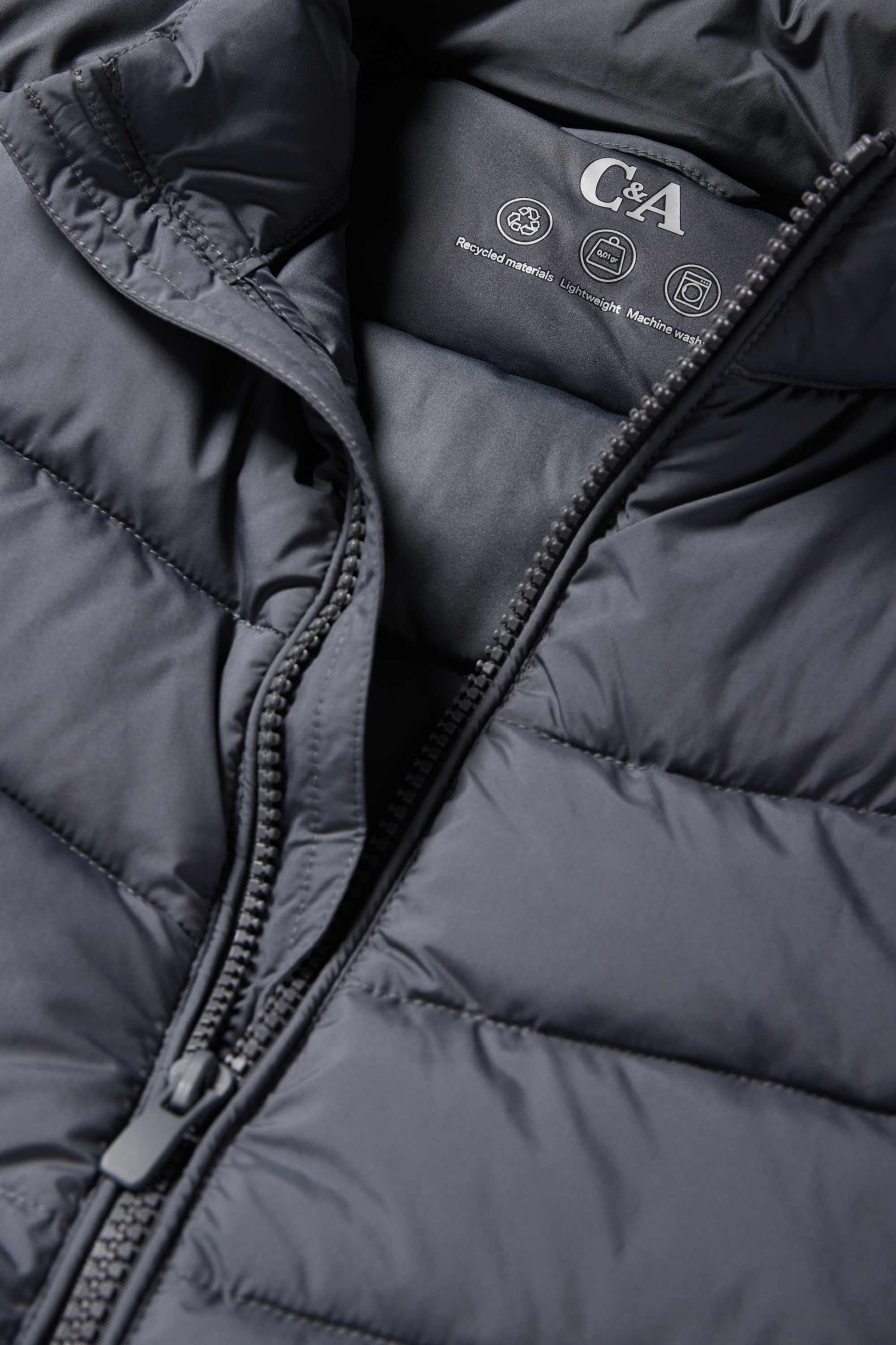 Quilted jacket gray