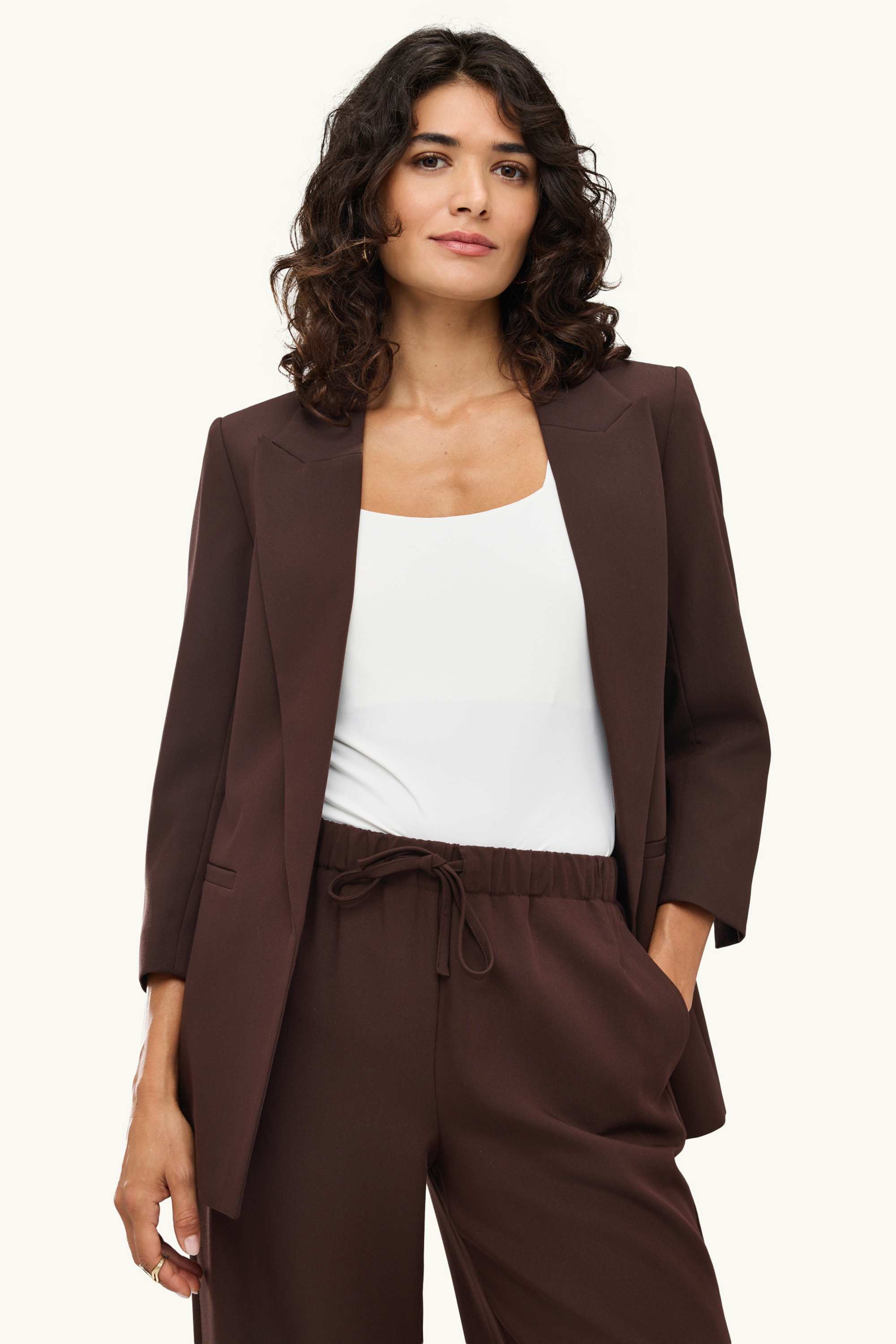 Business blazer - regular fit brown