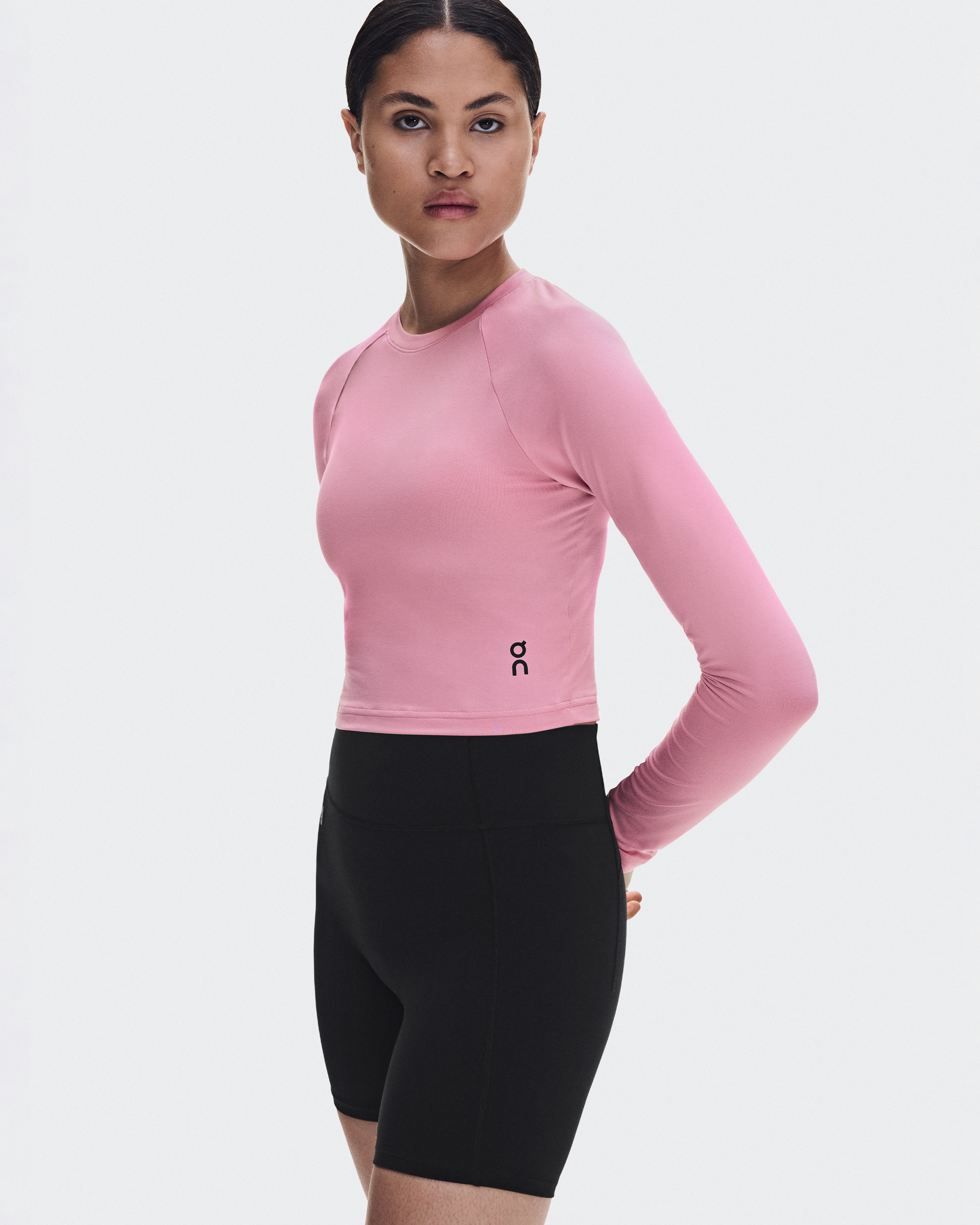 Studio Long-T Crop - Magnolia