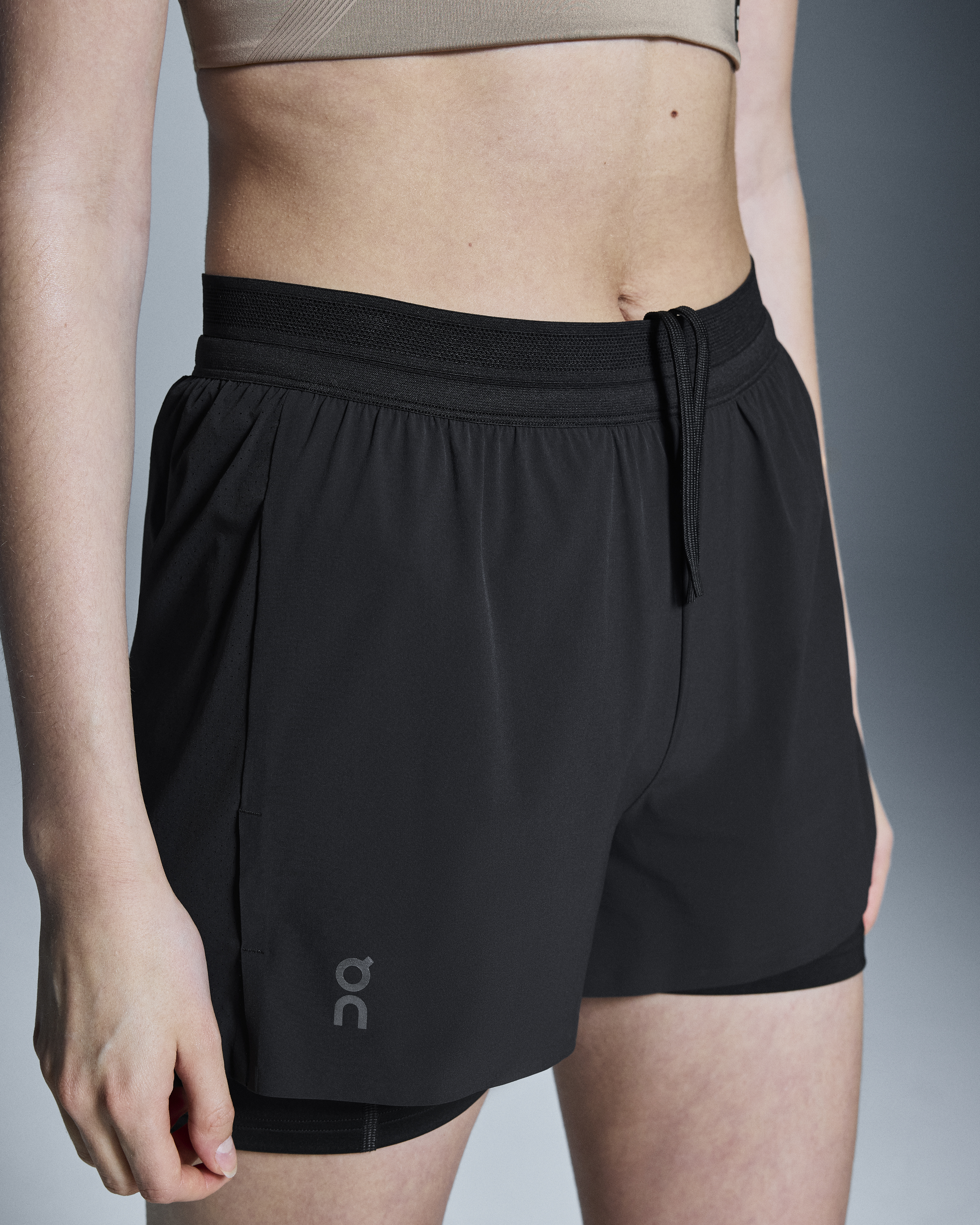 3" Performance 2/1 Shorts - Black