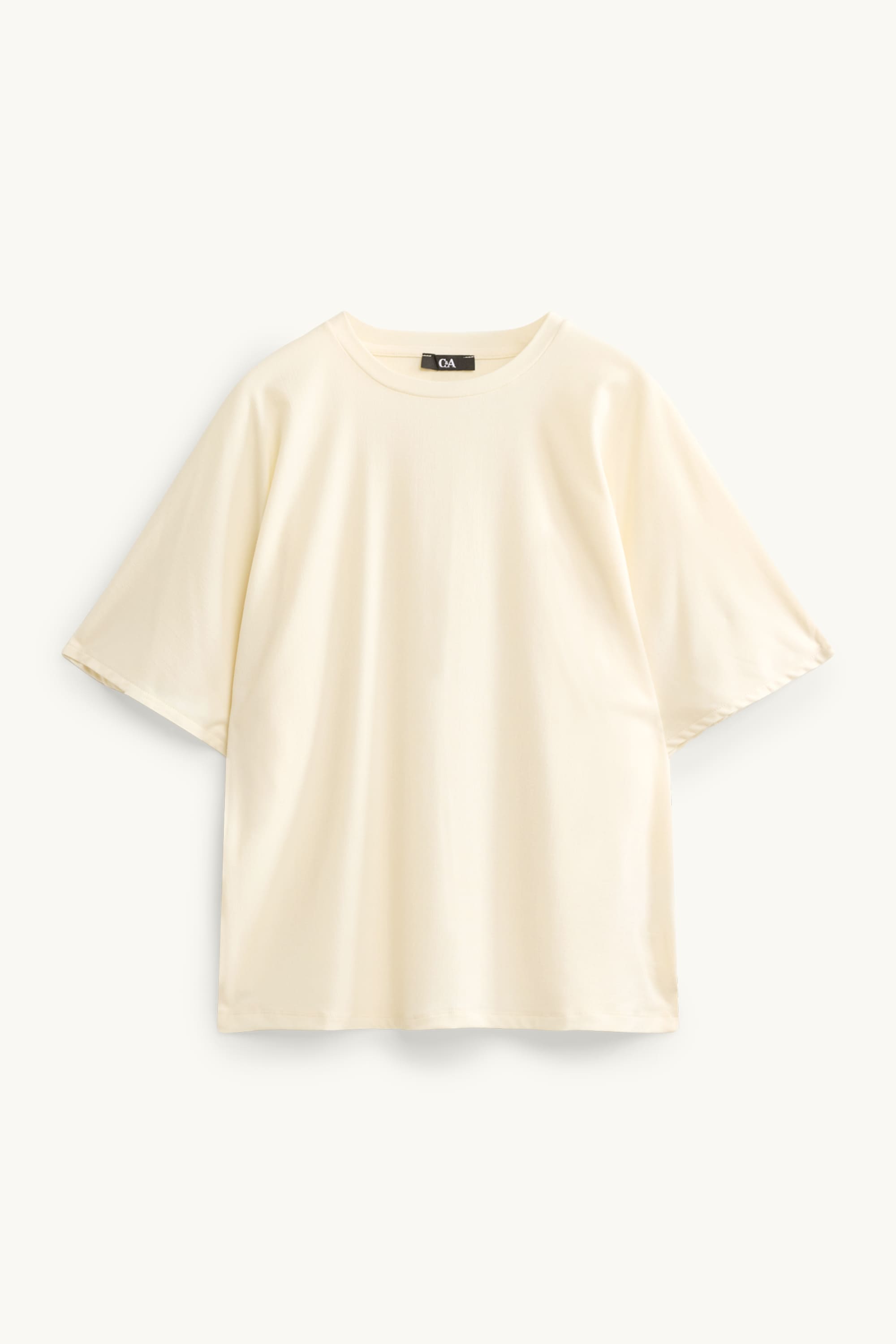 T-shirt - relaxed fit creme