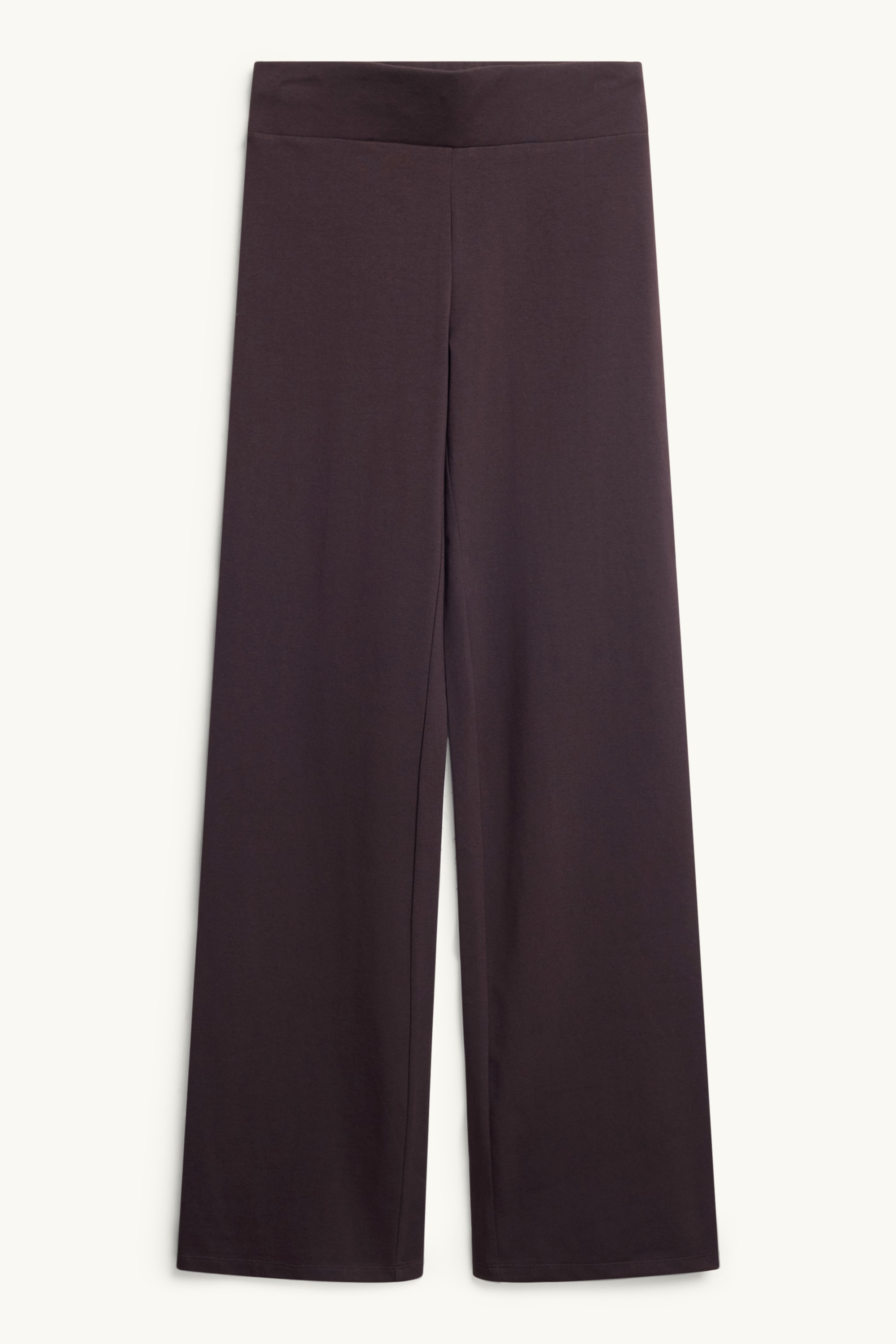 Straight leggings dark brown