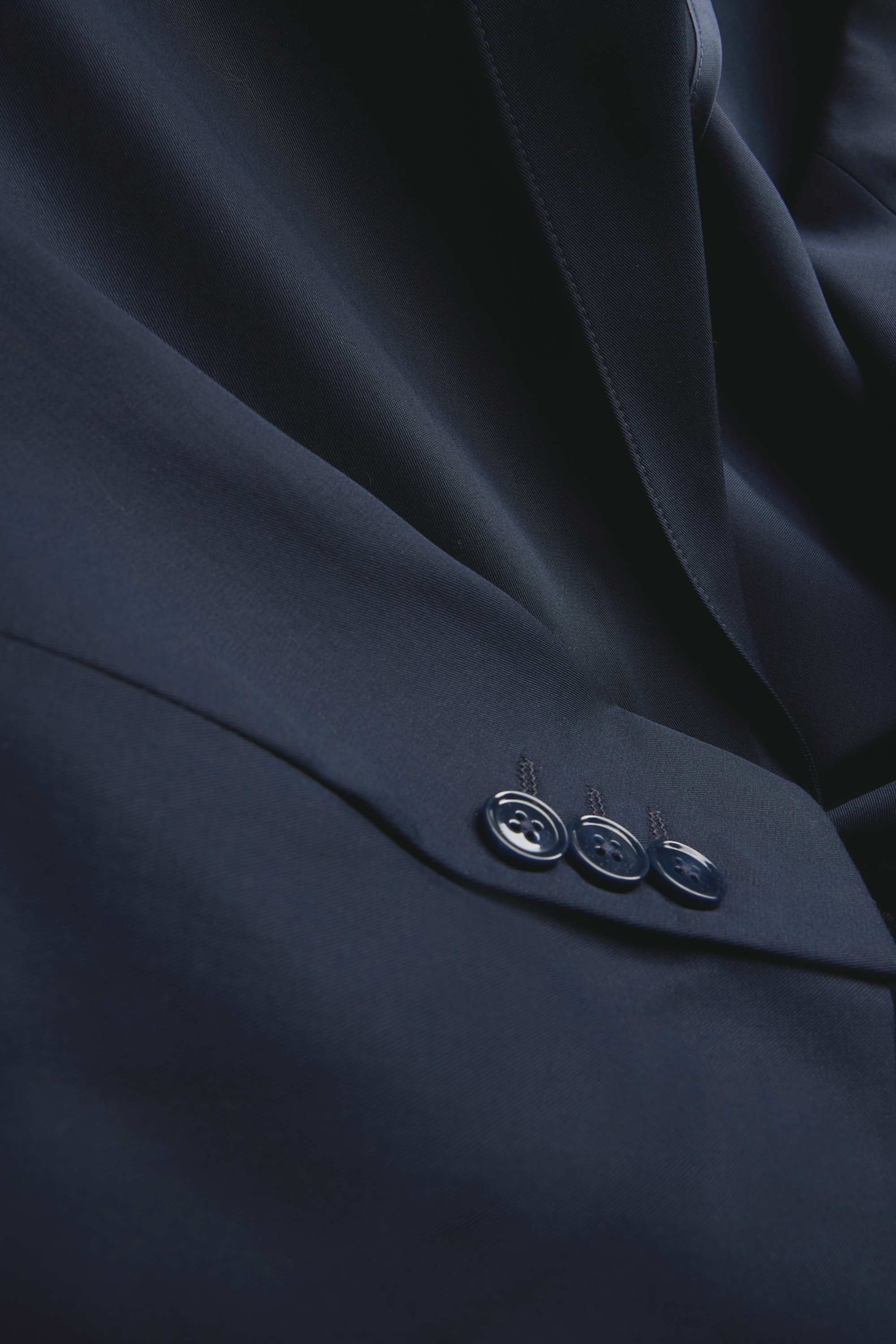Mix & match tailored lyocell jacket - regular fit dark blue
