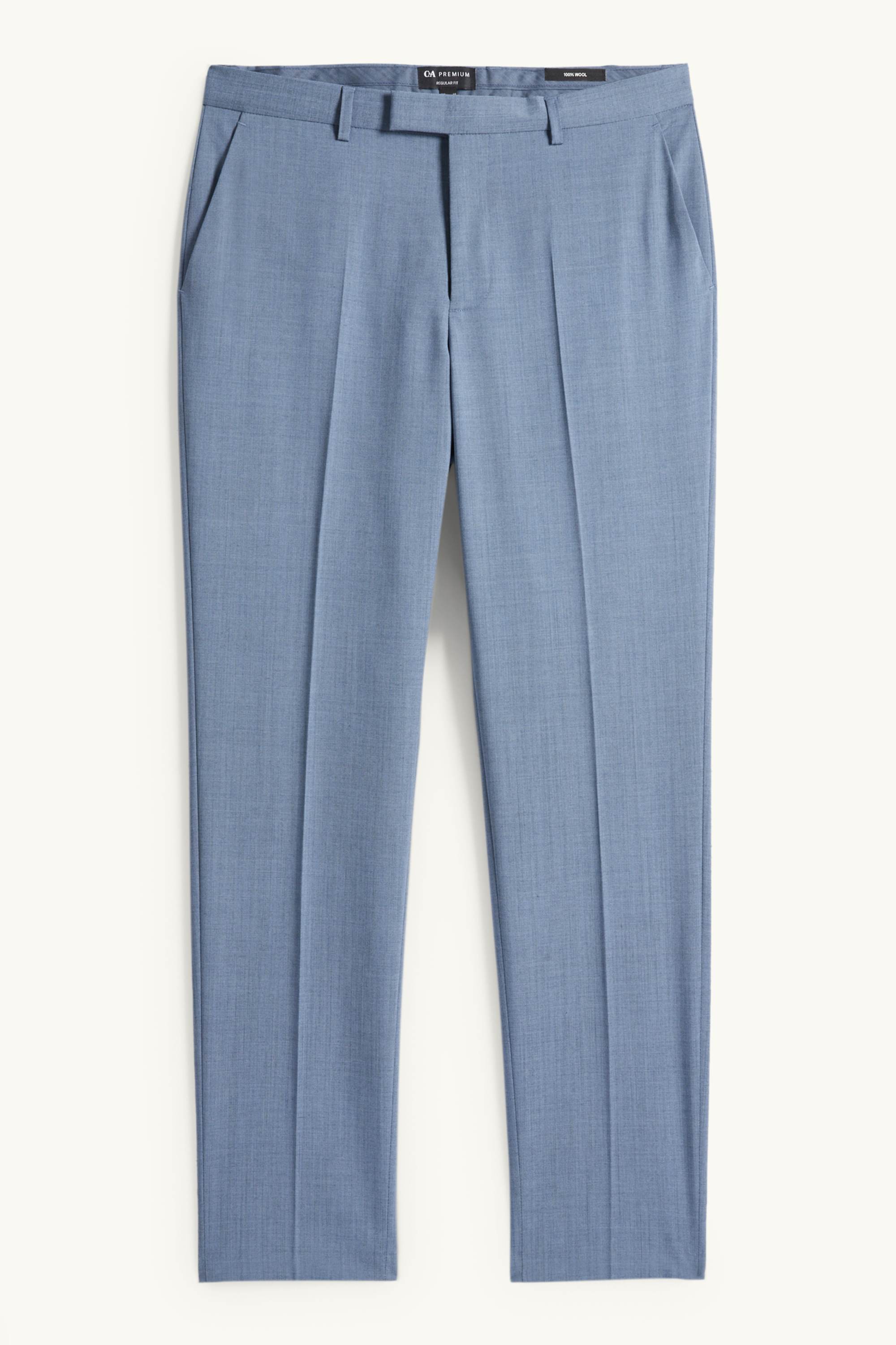 Mix & match wool trousers - regular fit blue