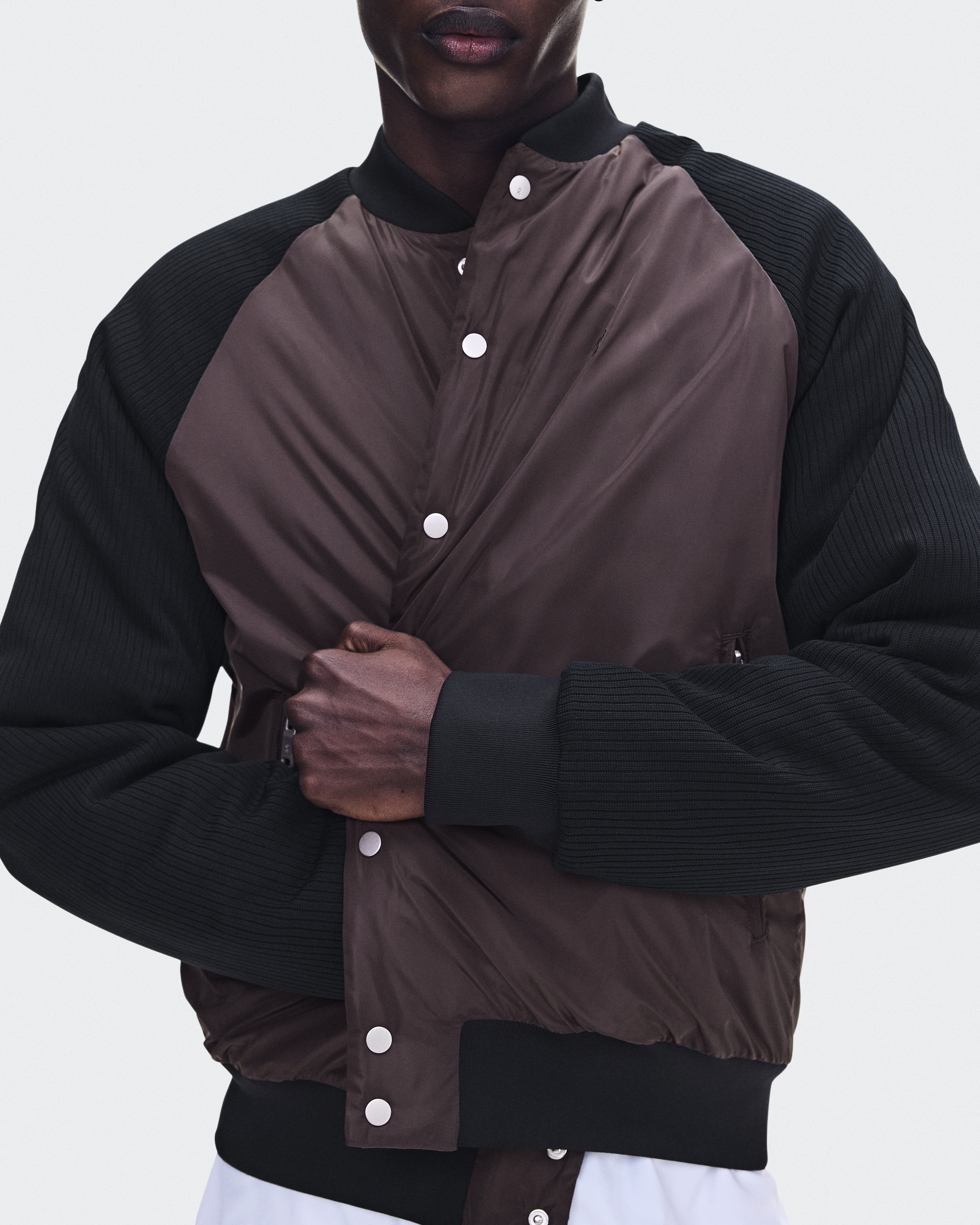 Courtside Bomber - Mulberry | Black