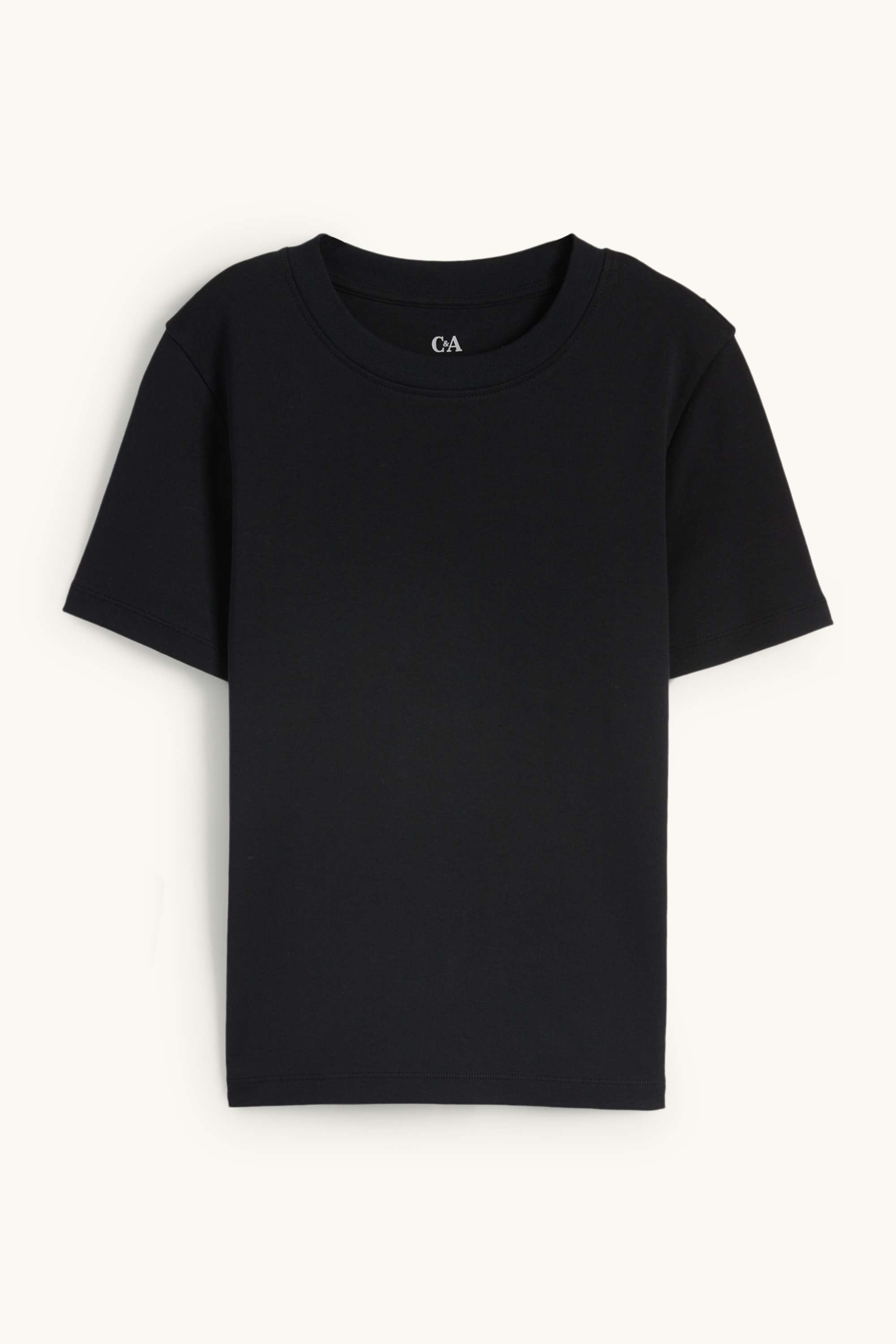 T-shirt - slim fit black