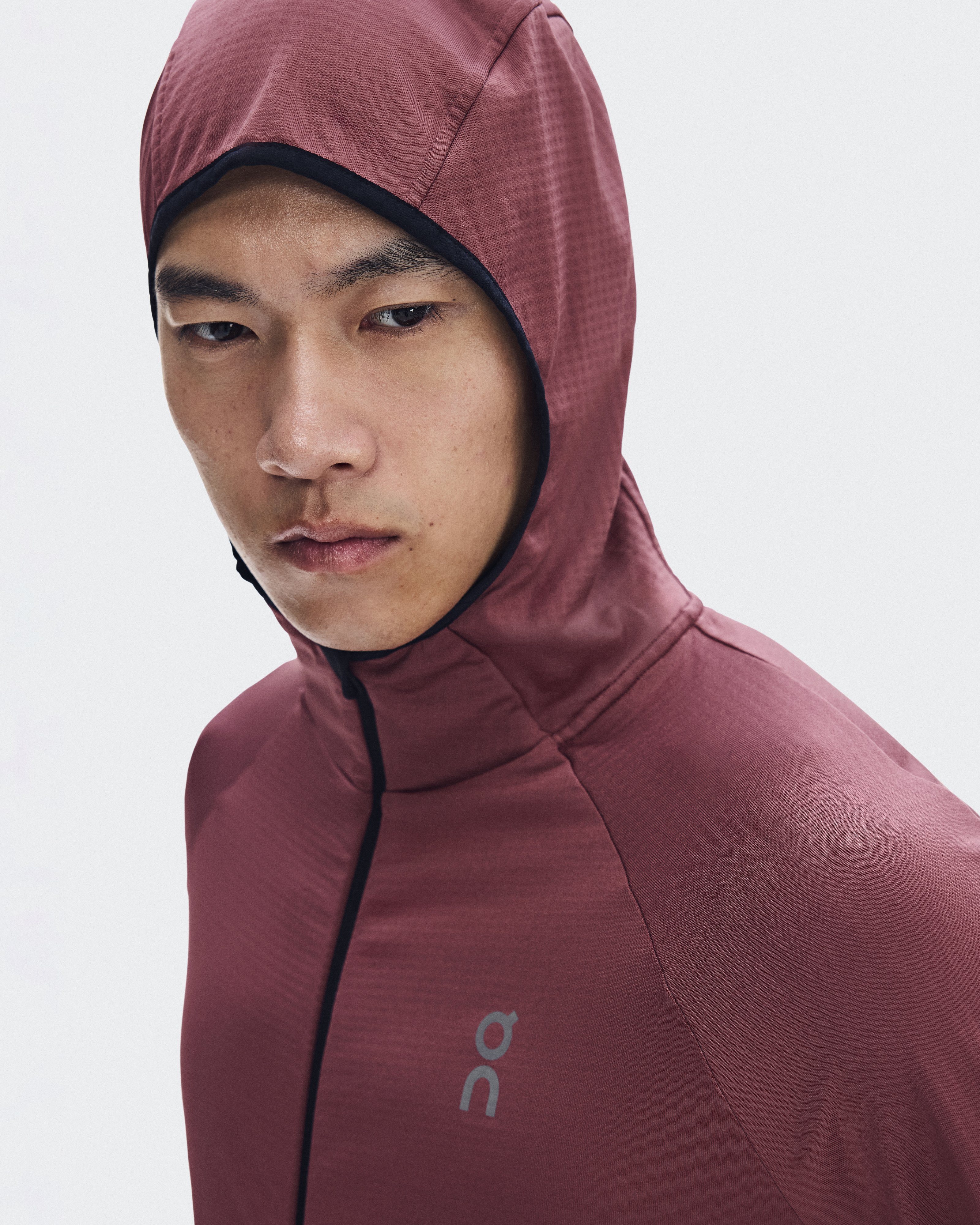 Climate Zip Hoodie - Barberry