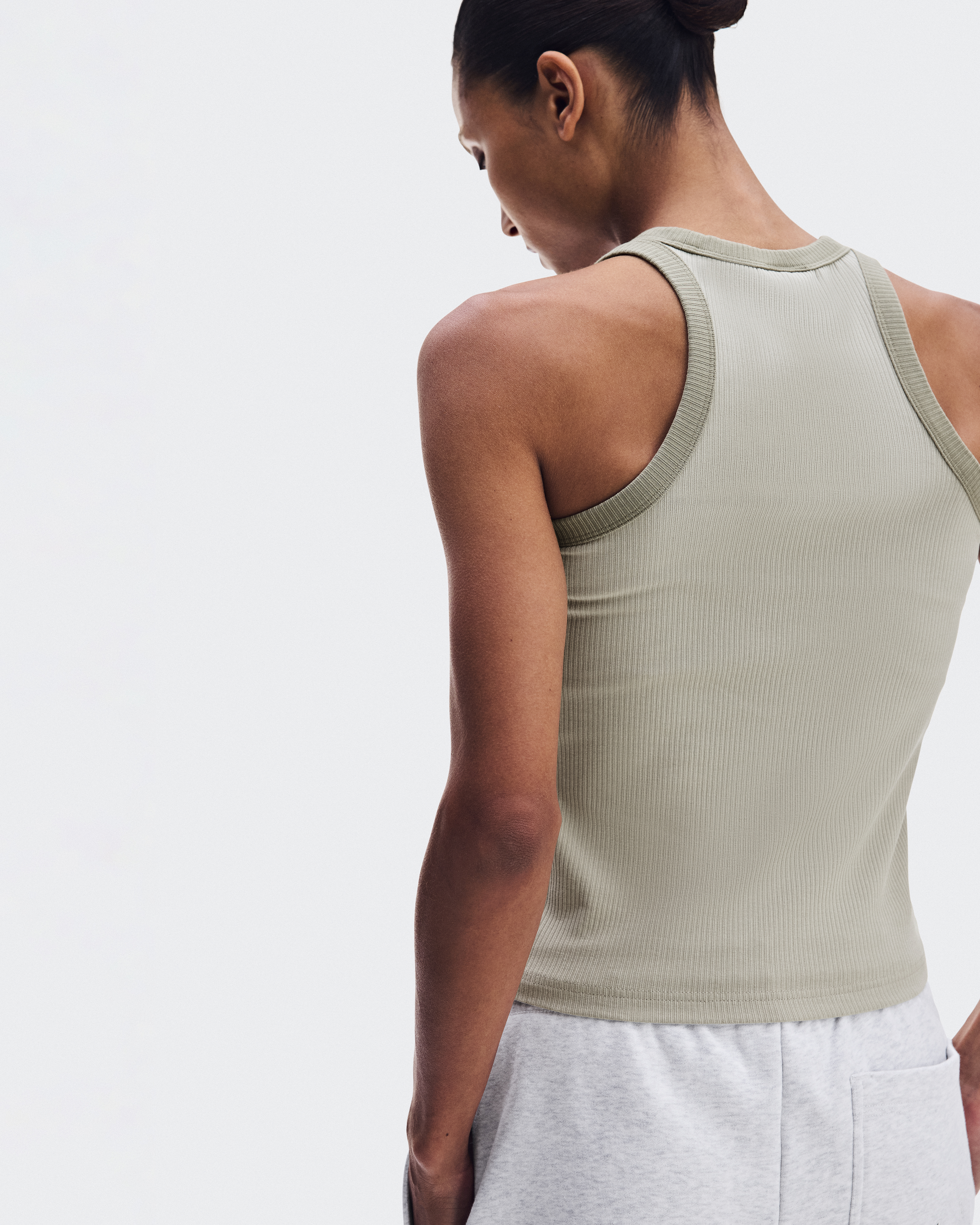 All-Day Ribbed Tank - Brume