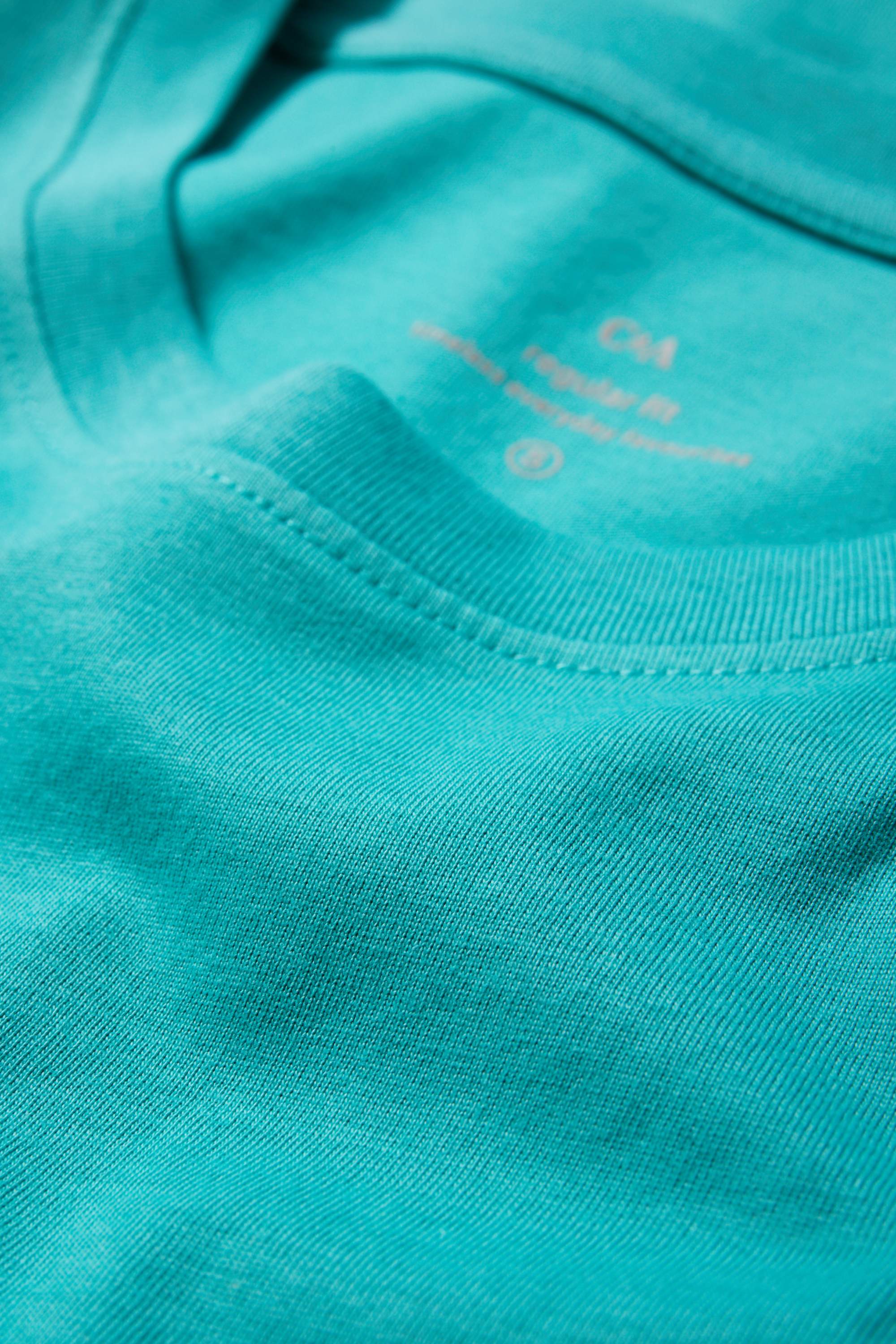 T-shirt - regular fit turquoise