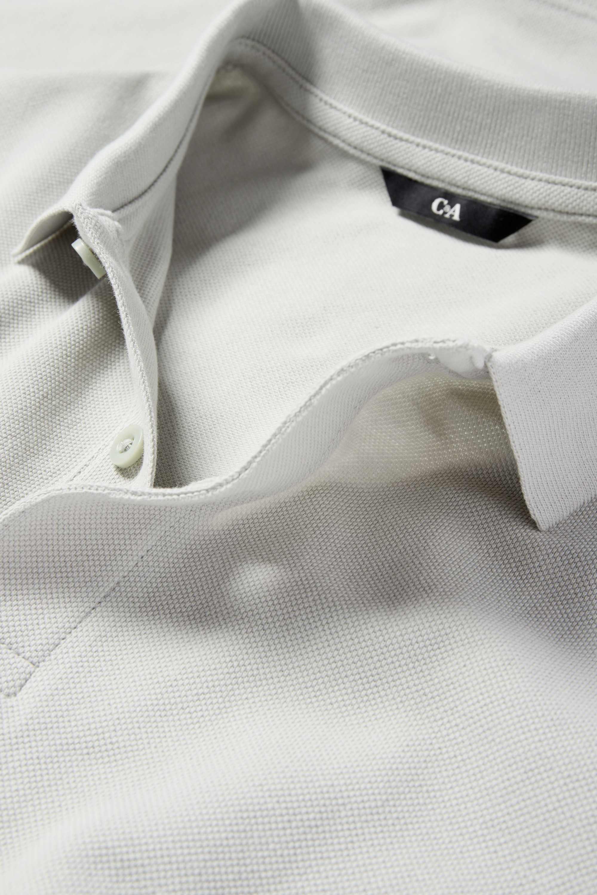 Polo shirt - regular fit light gray (8)
