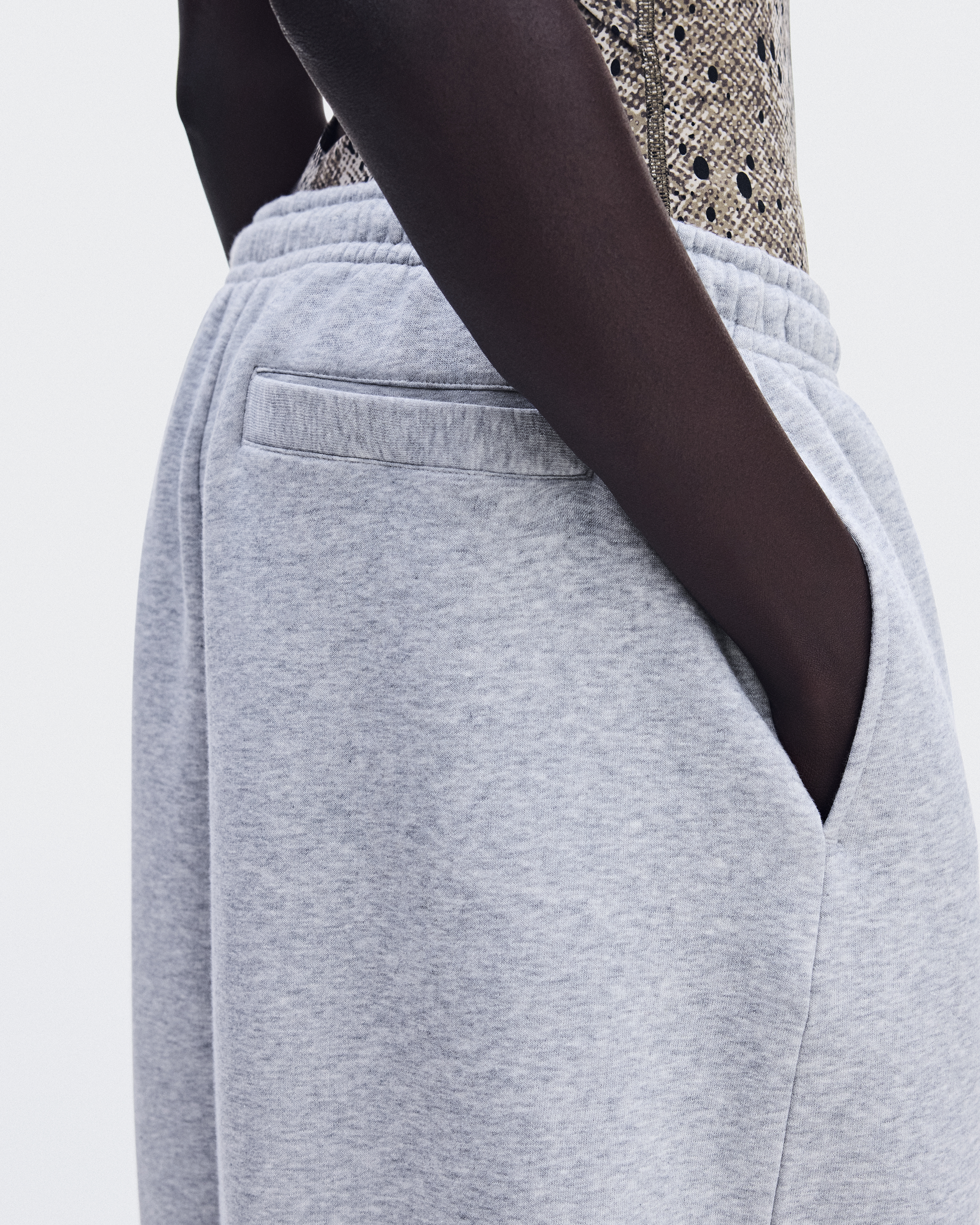 Oversized Sweatpants - Alloy Heather