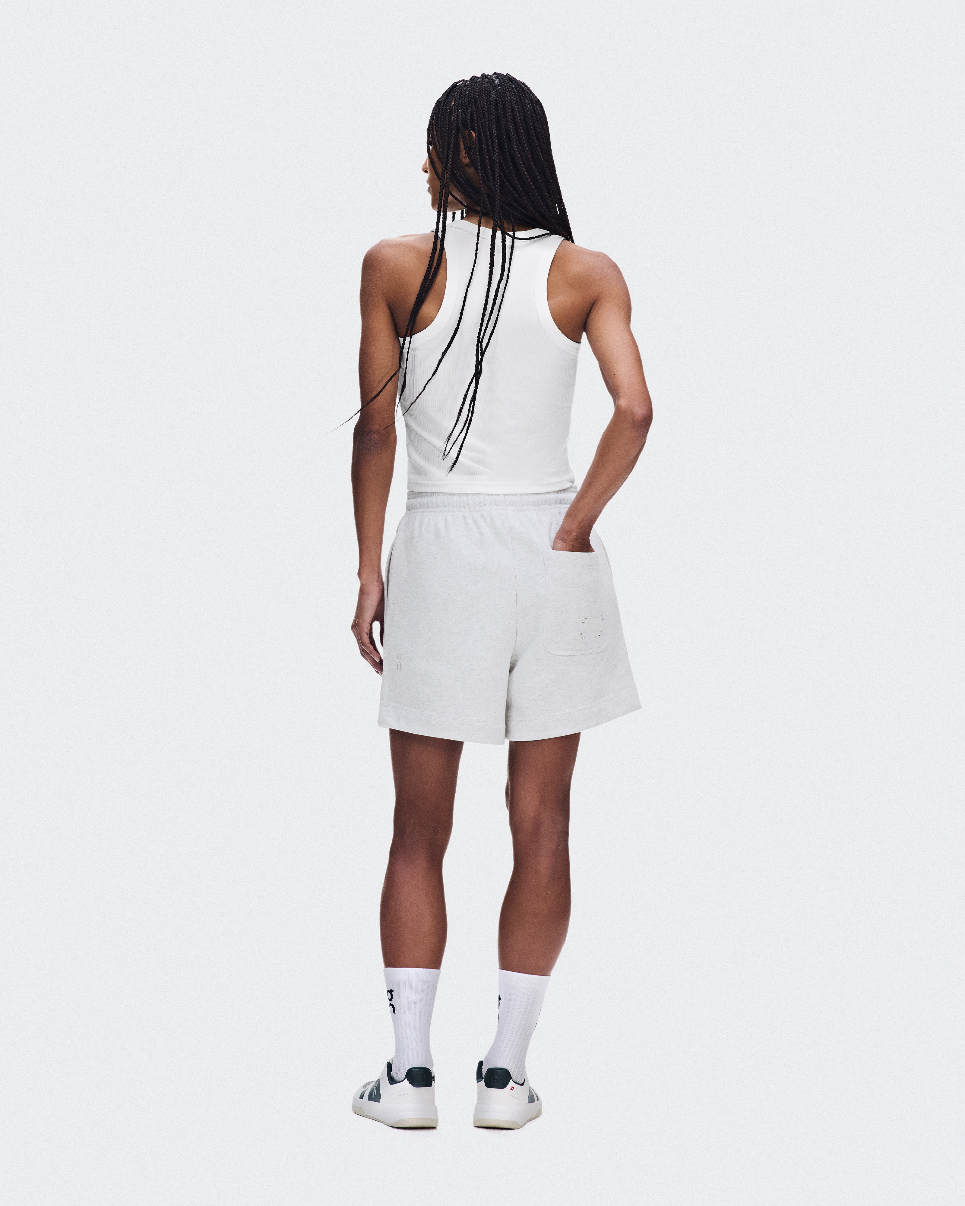 All-Day Ribbed Tank - White