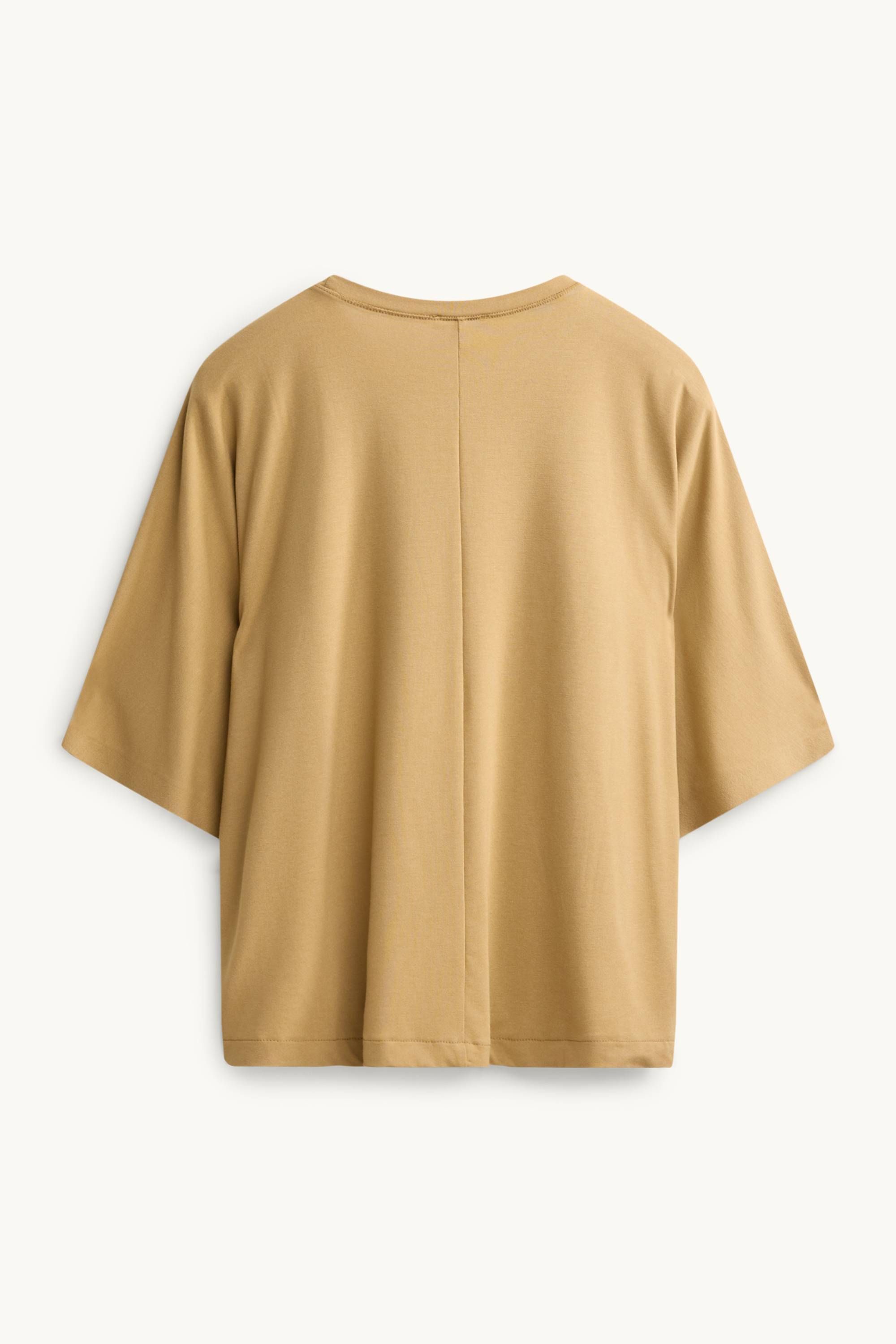 T-shirt - relaxed fit light brown