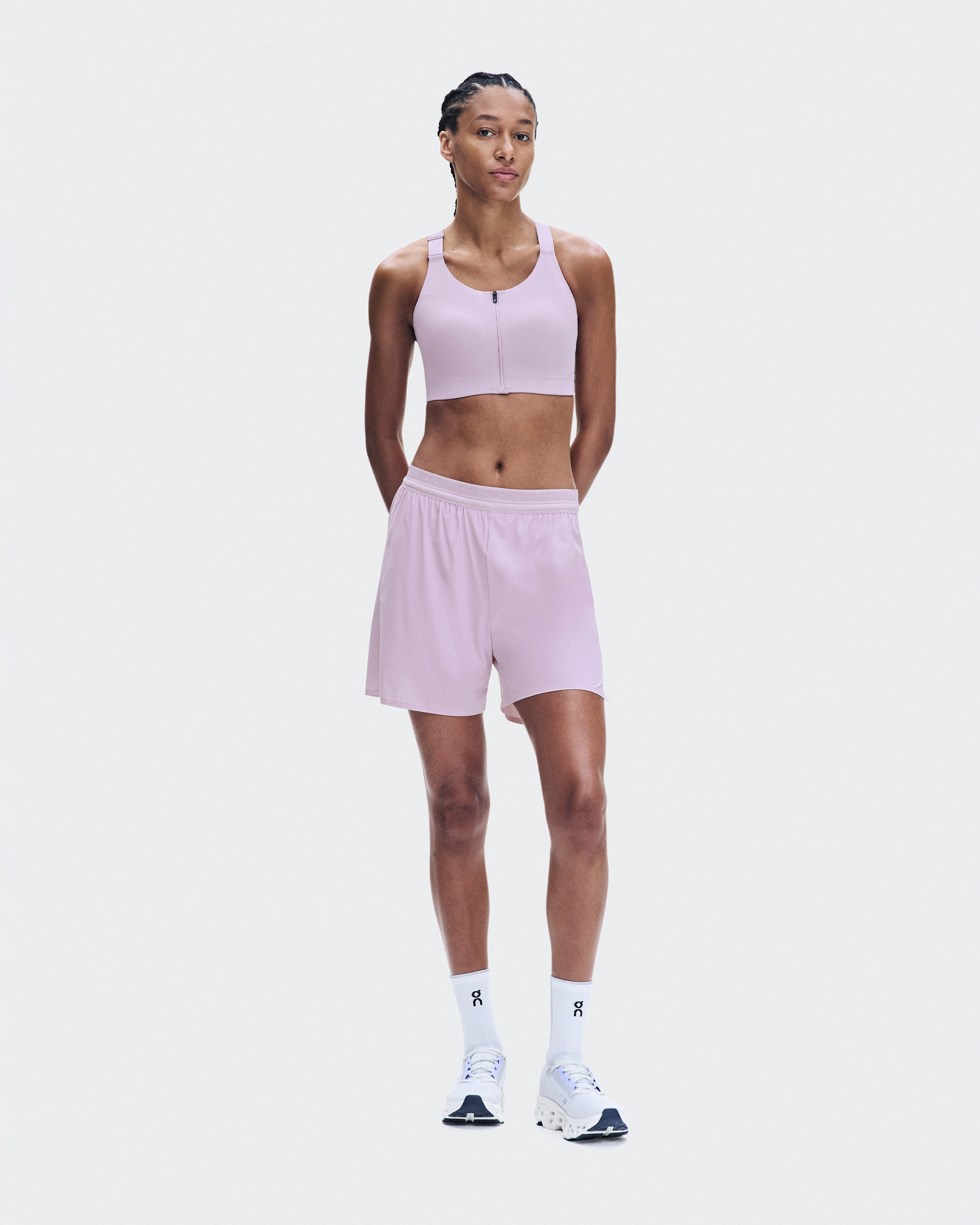 Endurance Bra Zip - Foxglove