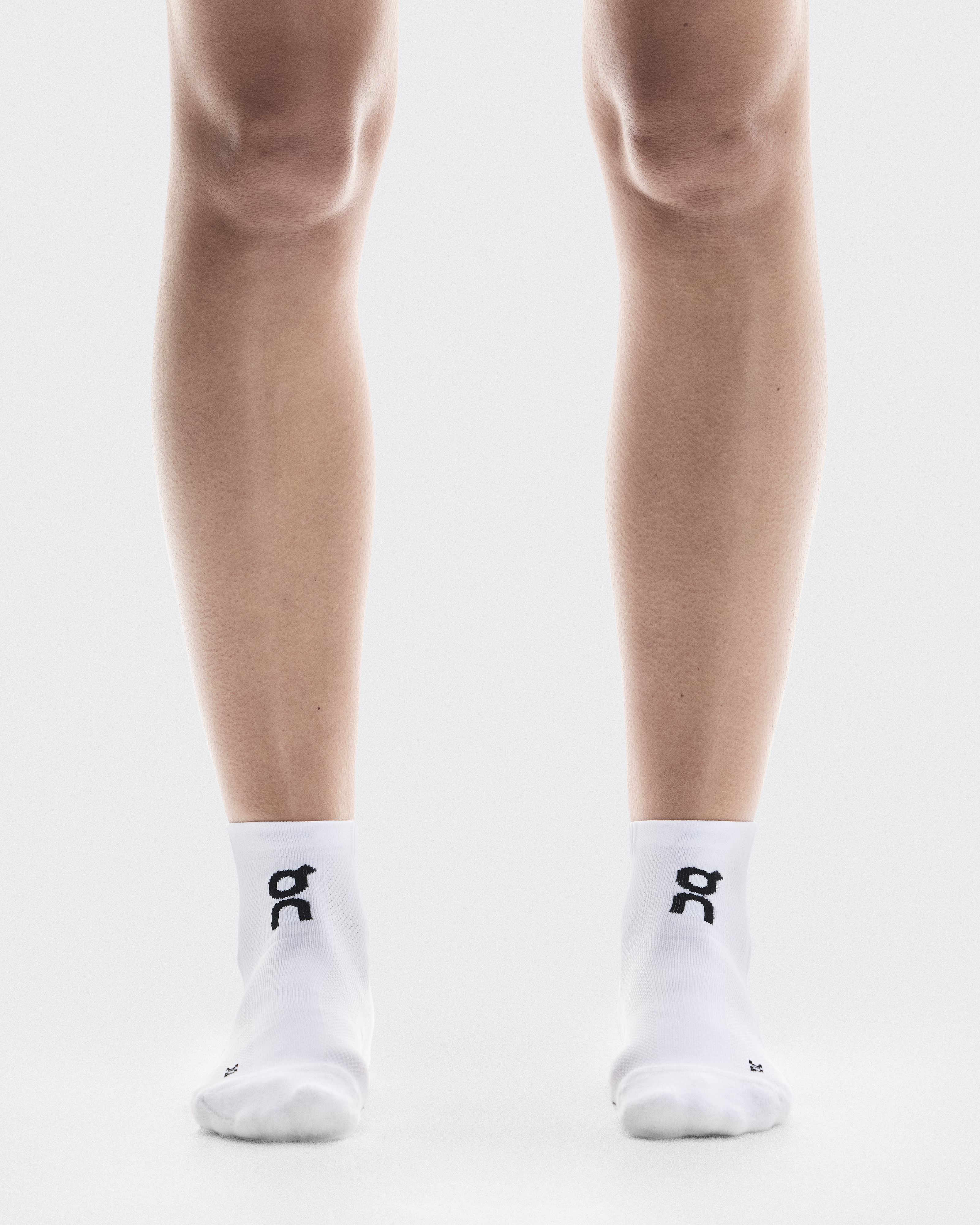 Core Run Sock Mid 2P - White