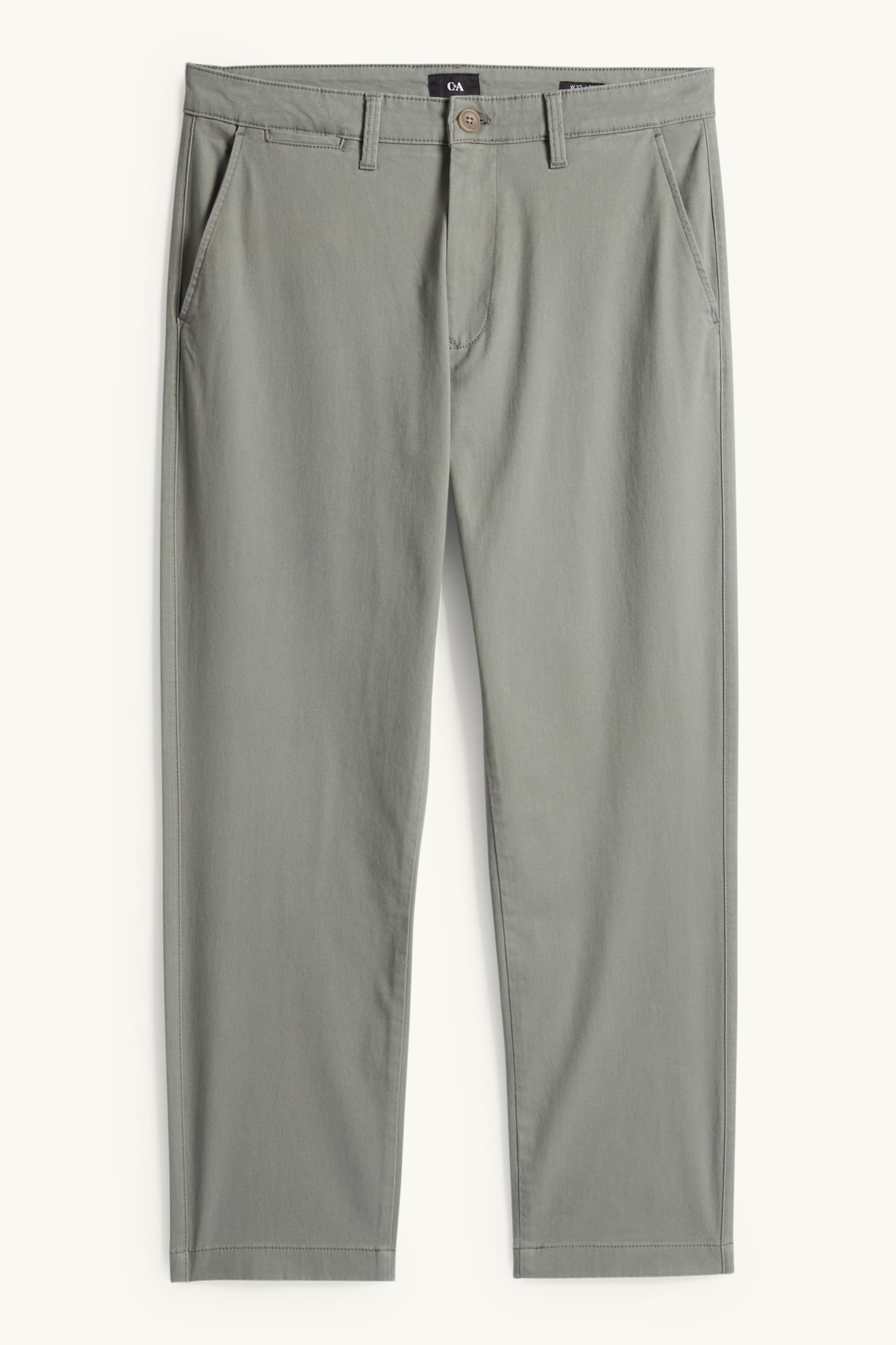 Chinos - regular fit light green