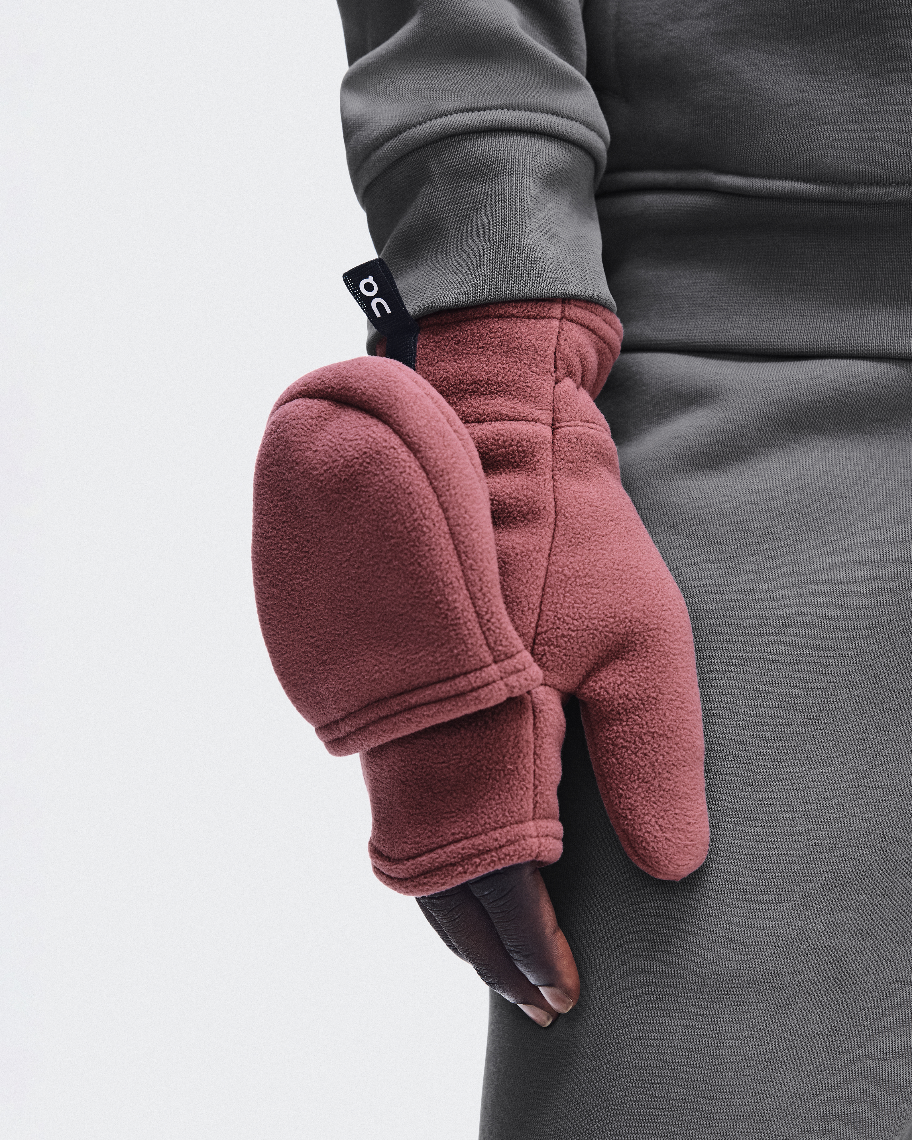 Fleece Mitten - Barberry