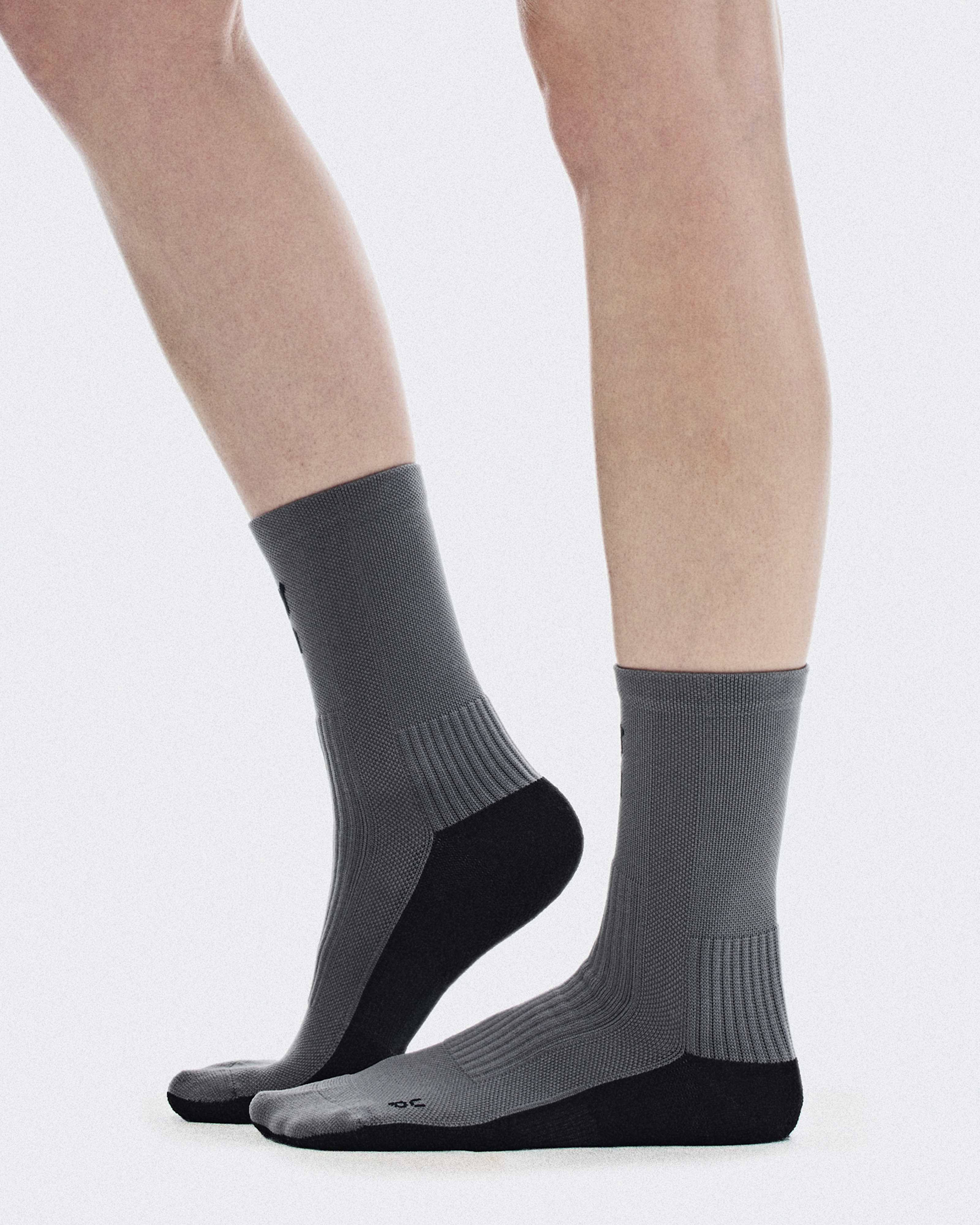 Trail Sock High 2P - Frost | Rock