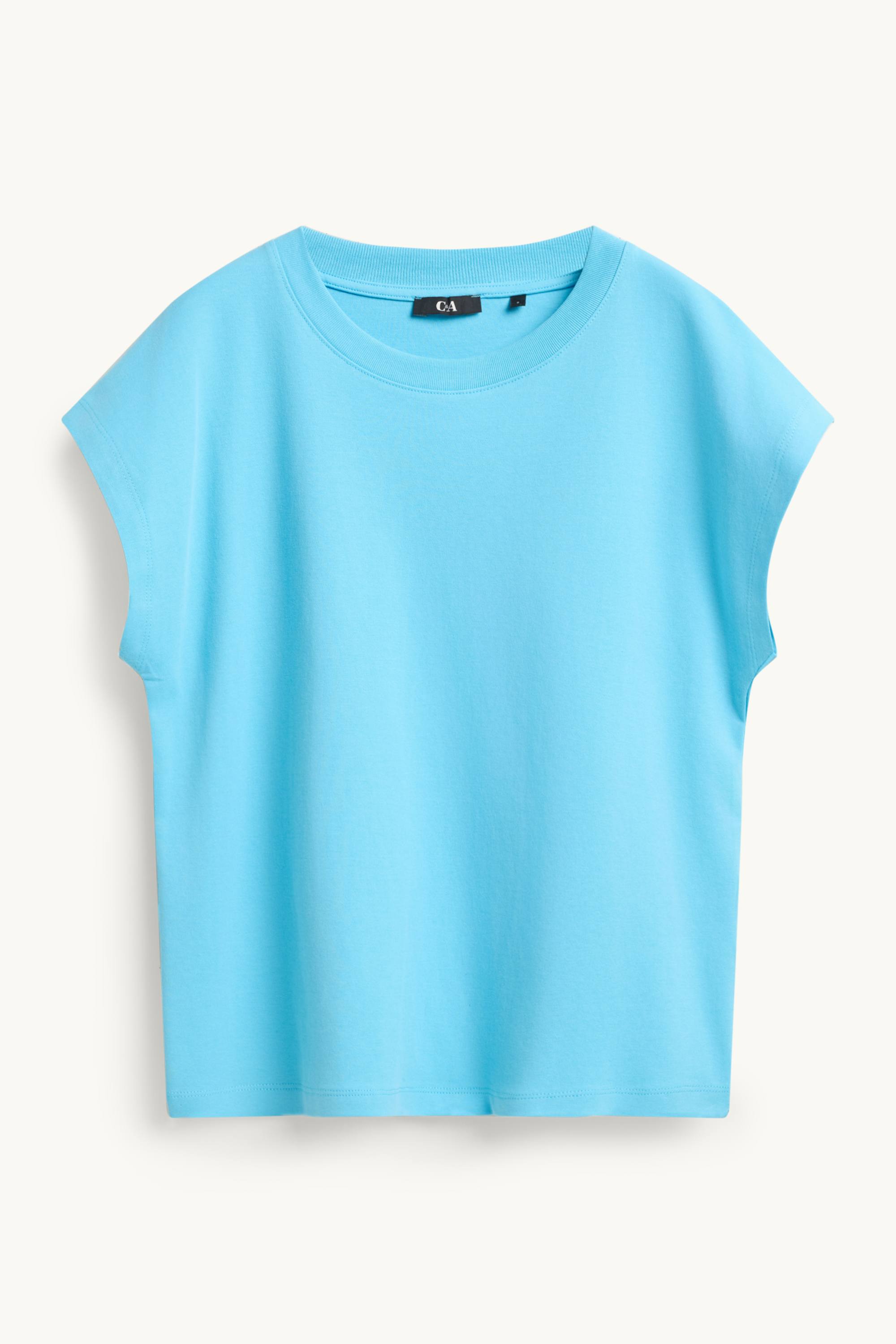 T-shirt - regular fit light blue