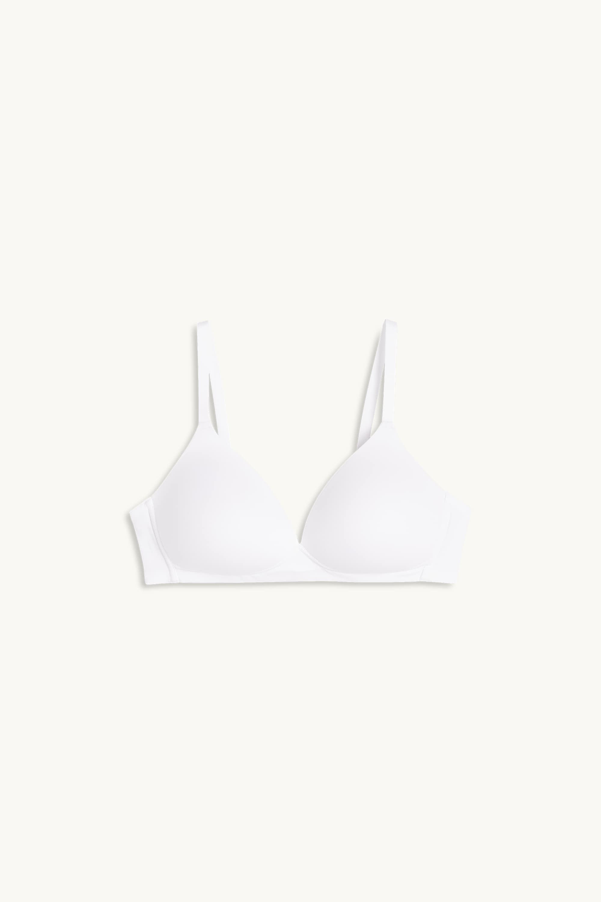Non-wired bra - padded - LYCRA® white