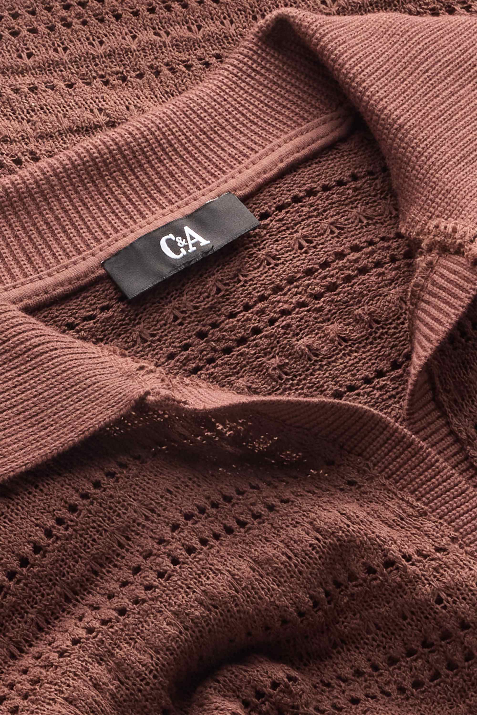 Polo shirt - regular fit brown