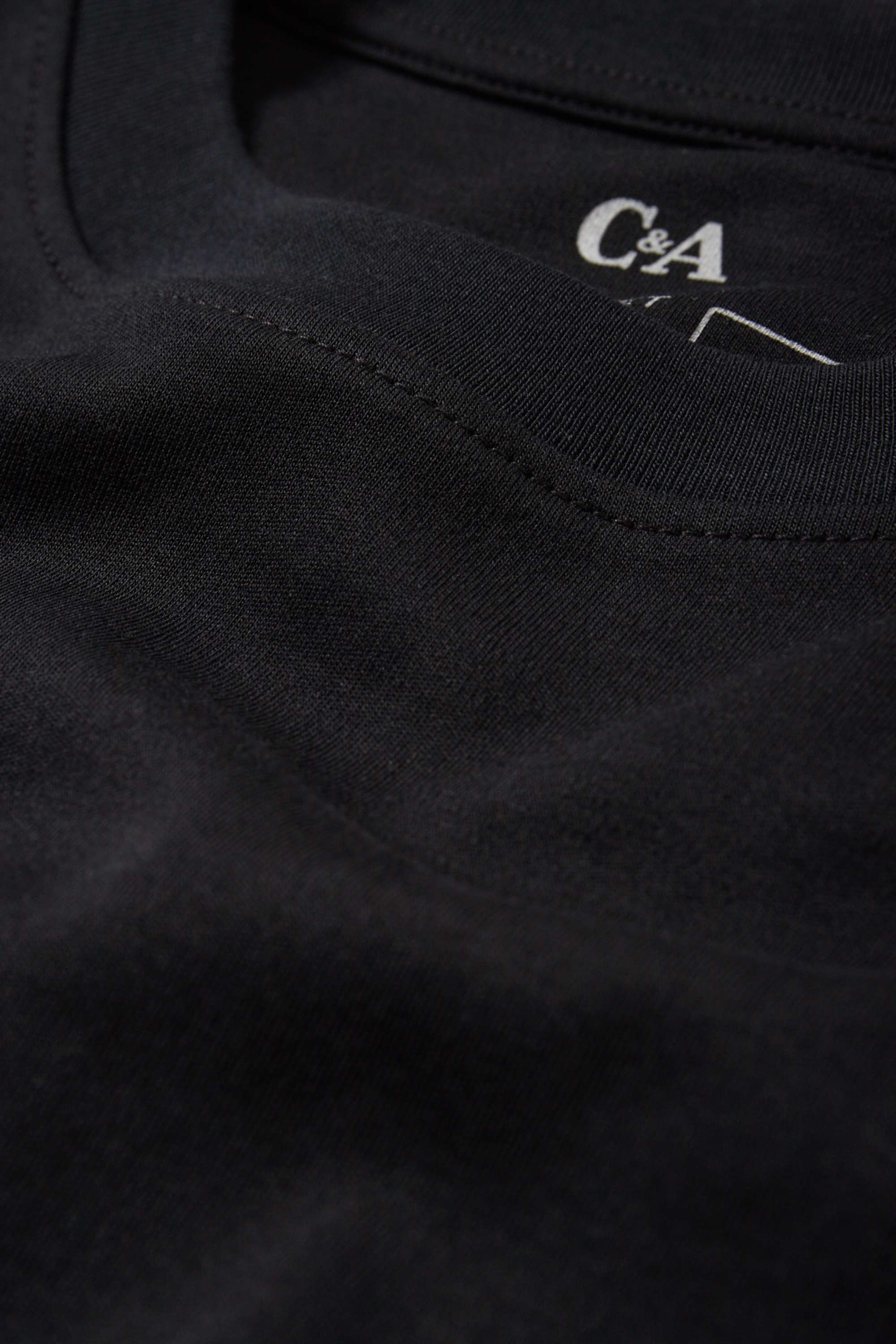 T-shirt - slim fit black