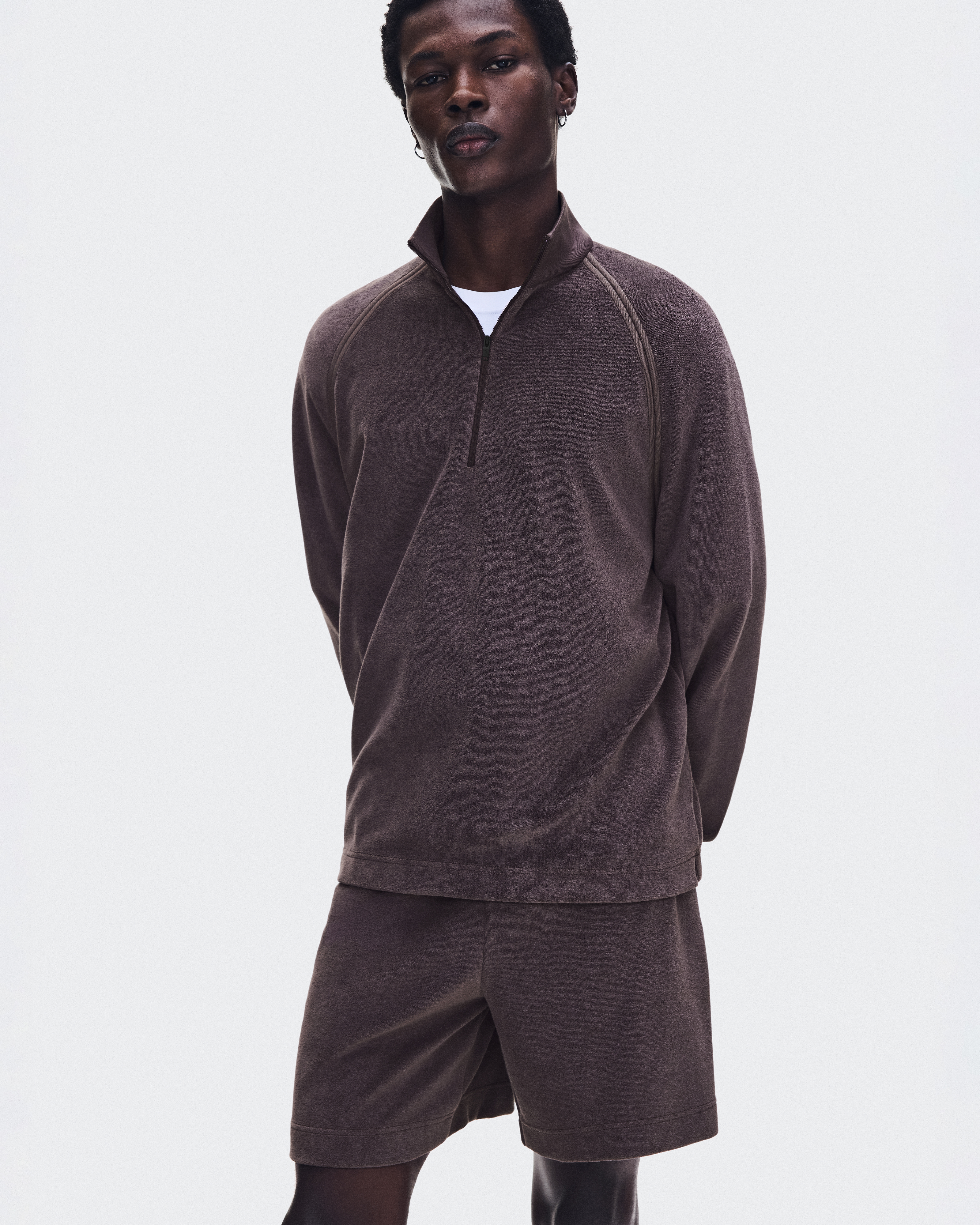 Courtside Pullover Terry - Mulberry