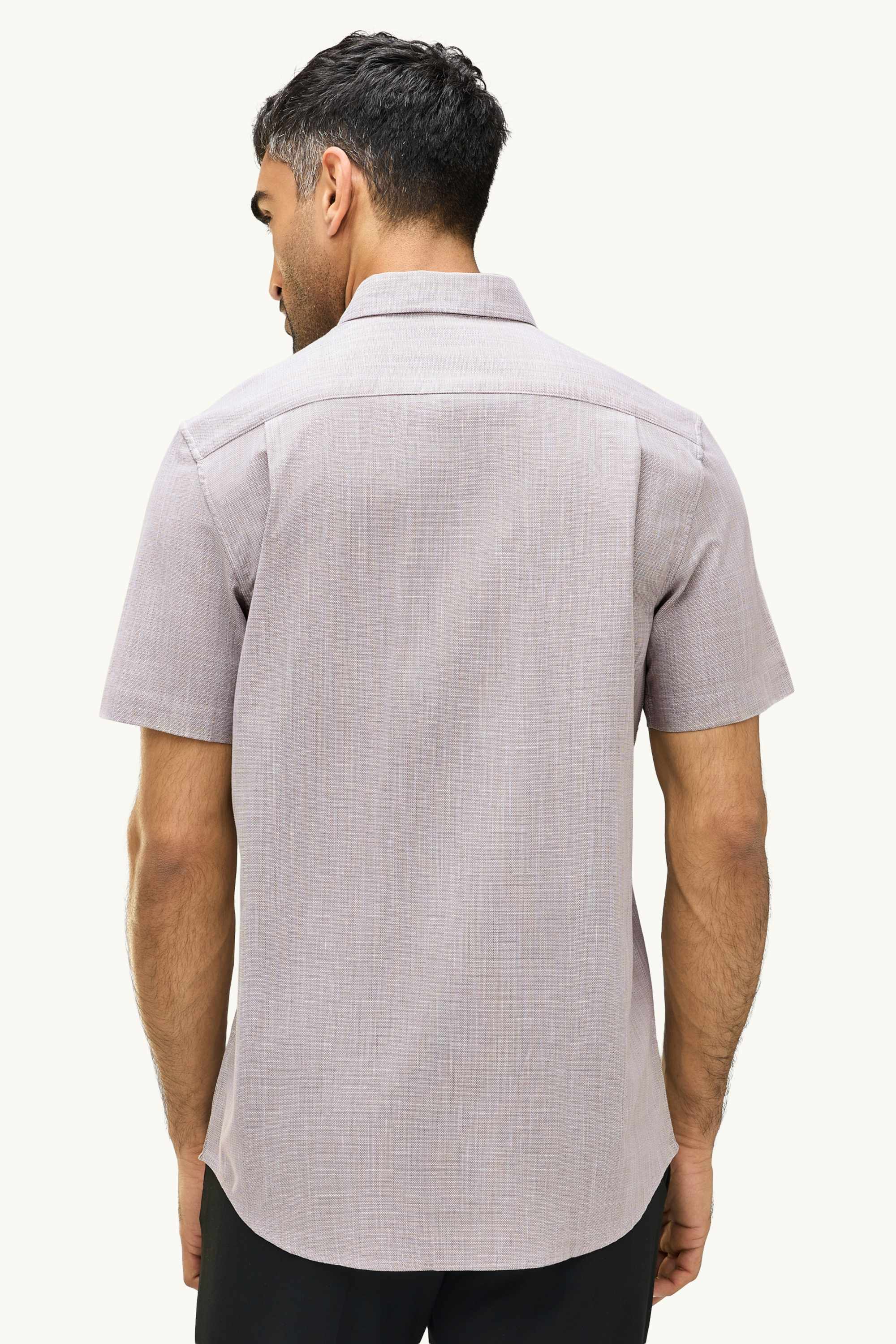 Business shirt - regular fit - button-down collar gray