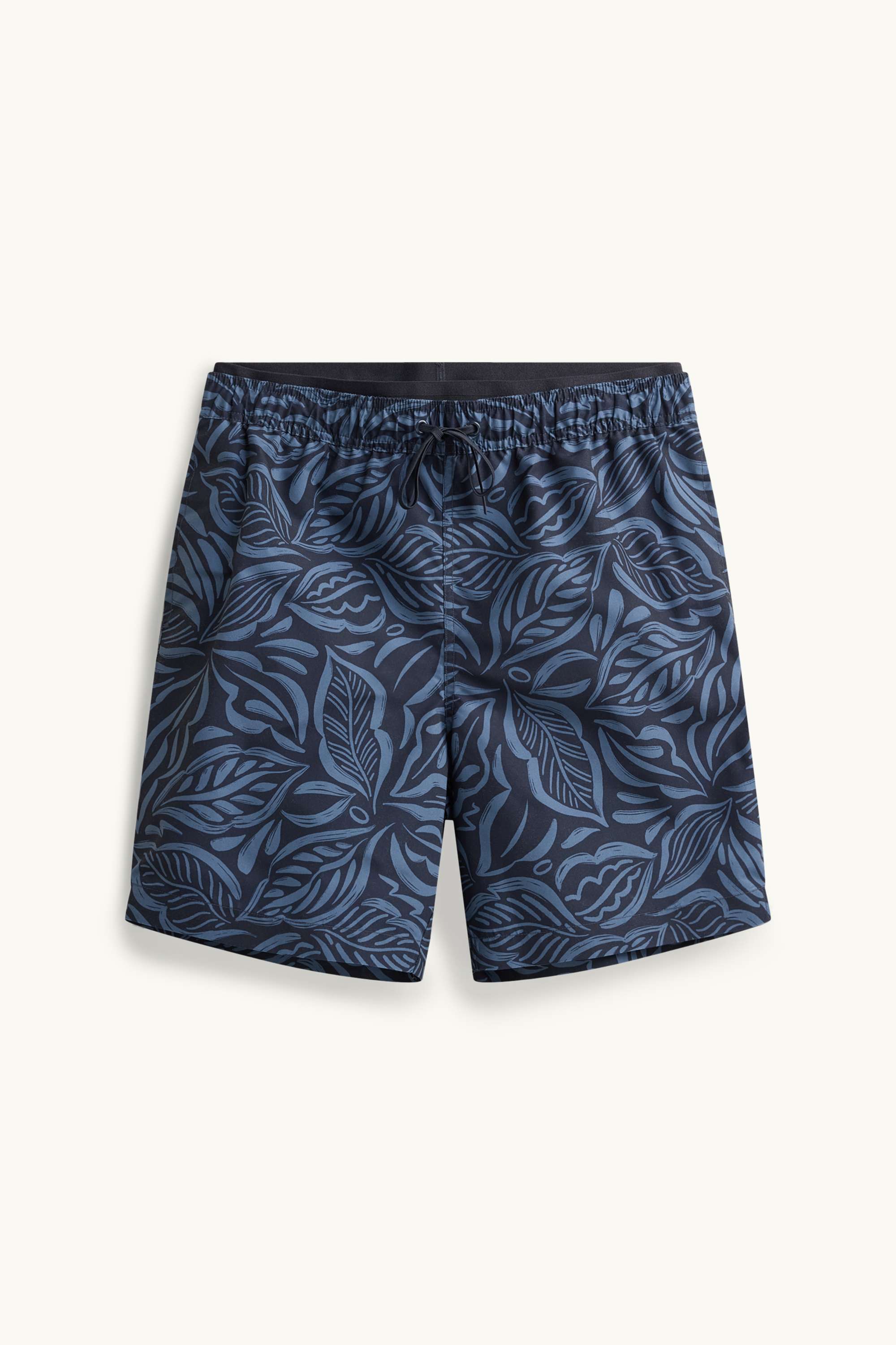 Swim shorts - patterned dark blue