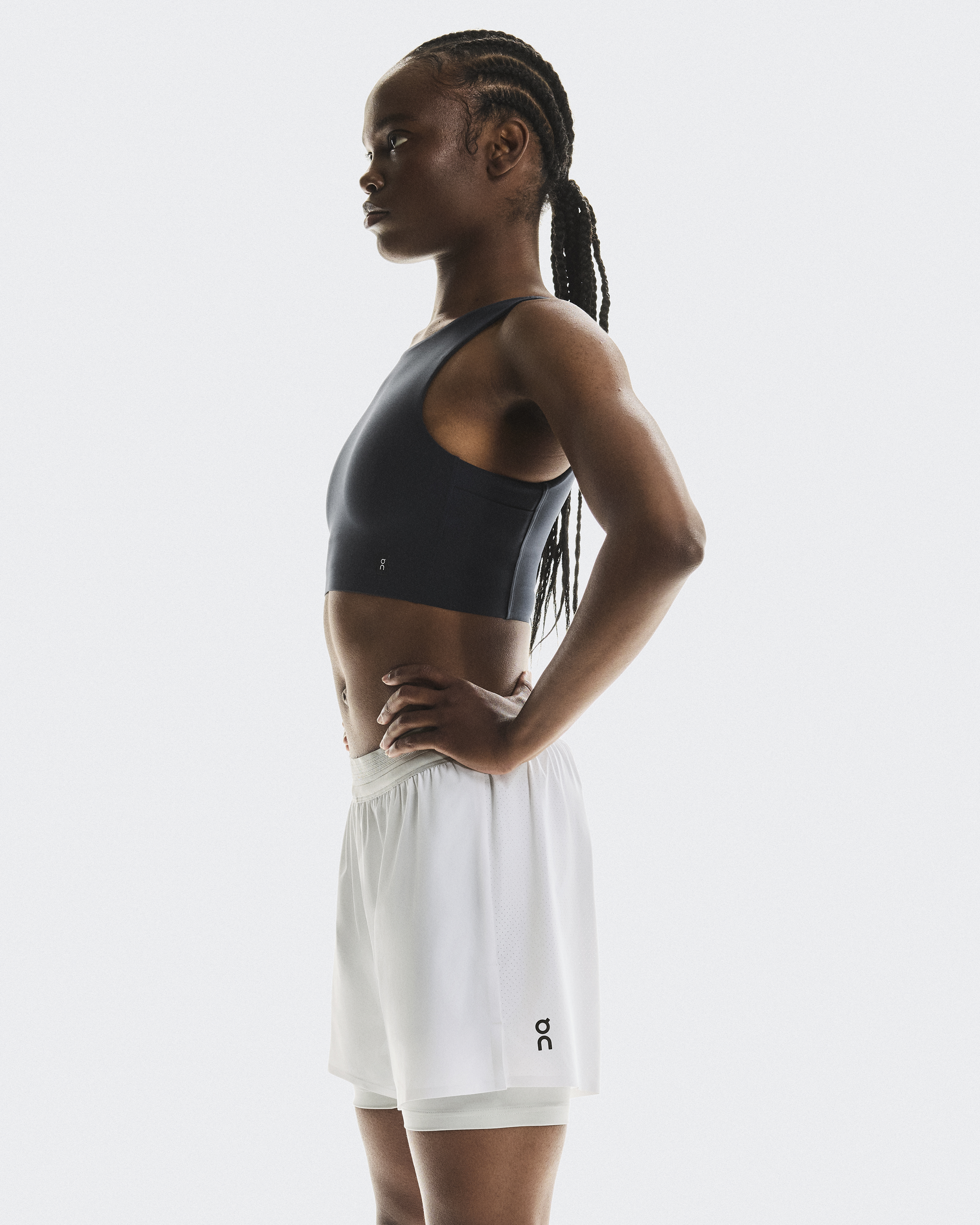 3" Performance 2/1 Shorts - White | Glacier