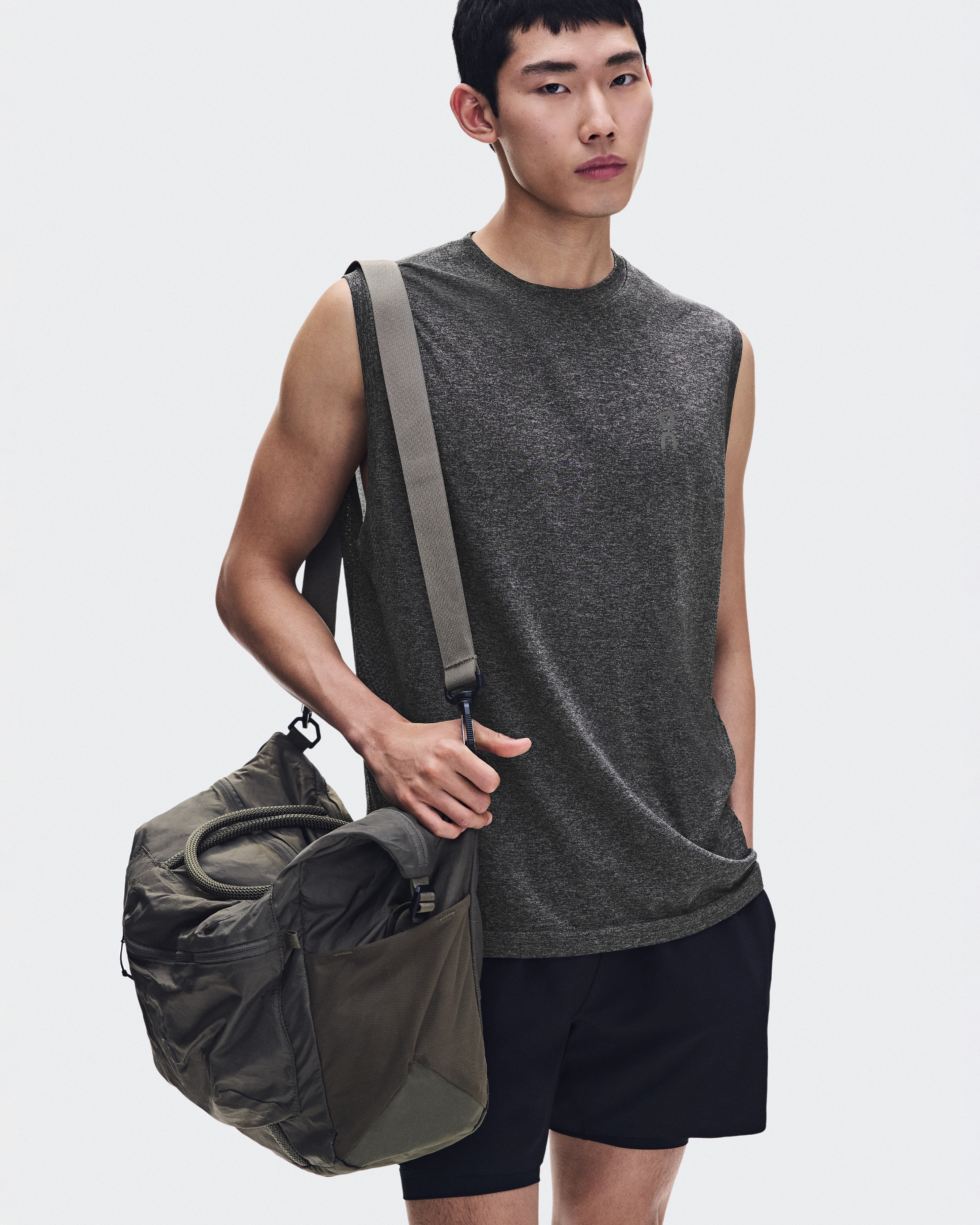 Train Flex Tank - Ember Heather