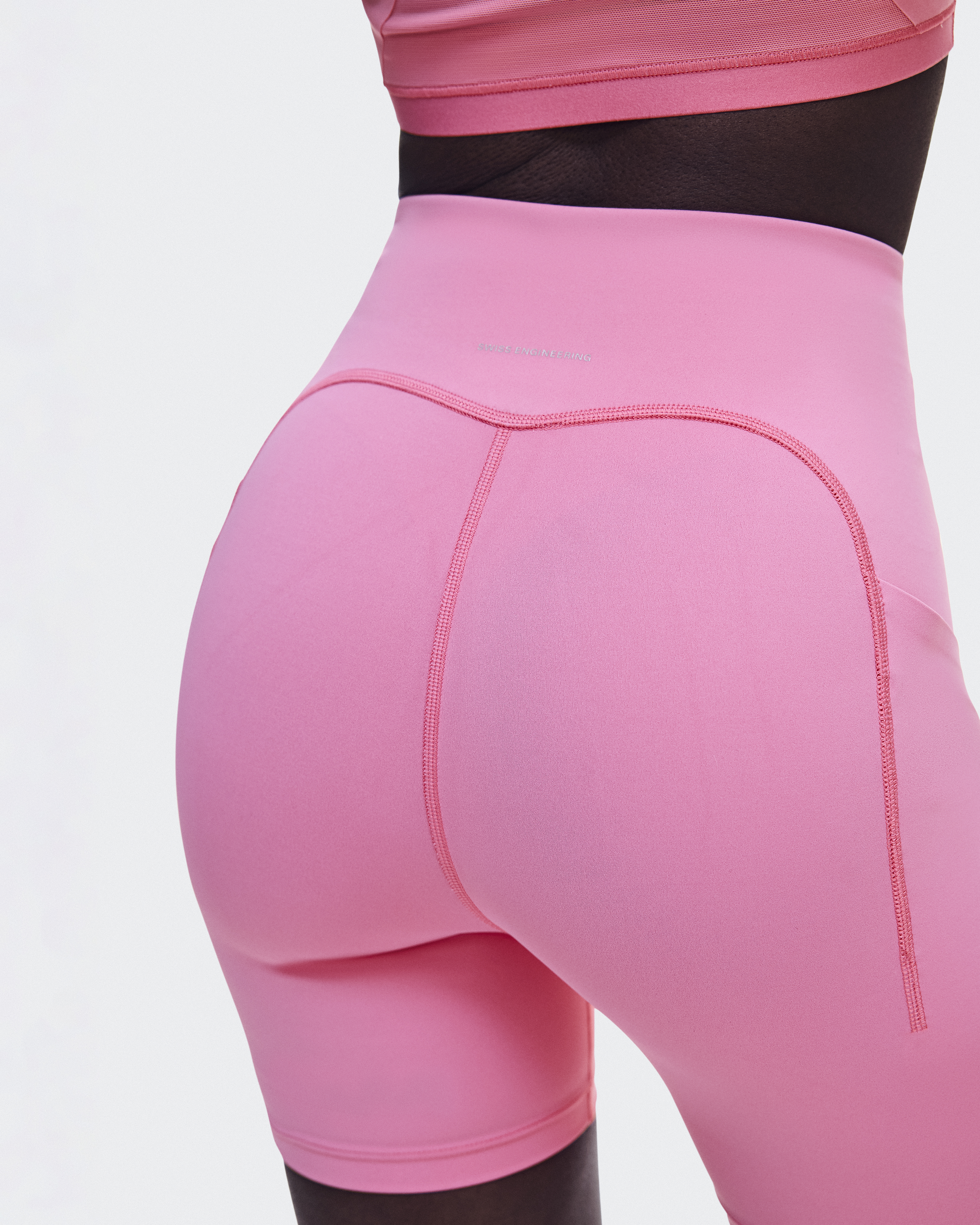 Train Tights Short 6" - Bubblegum