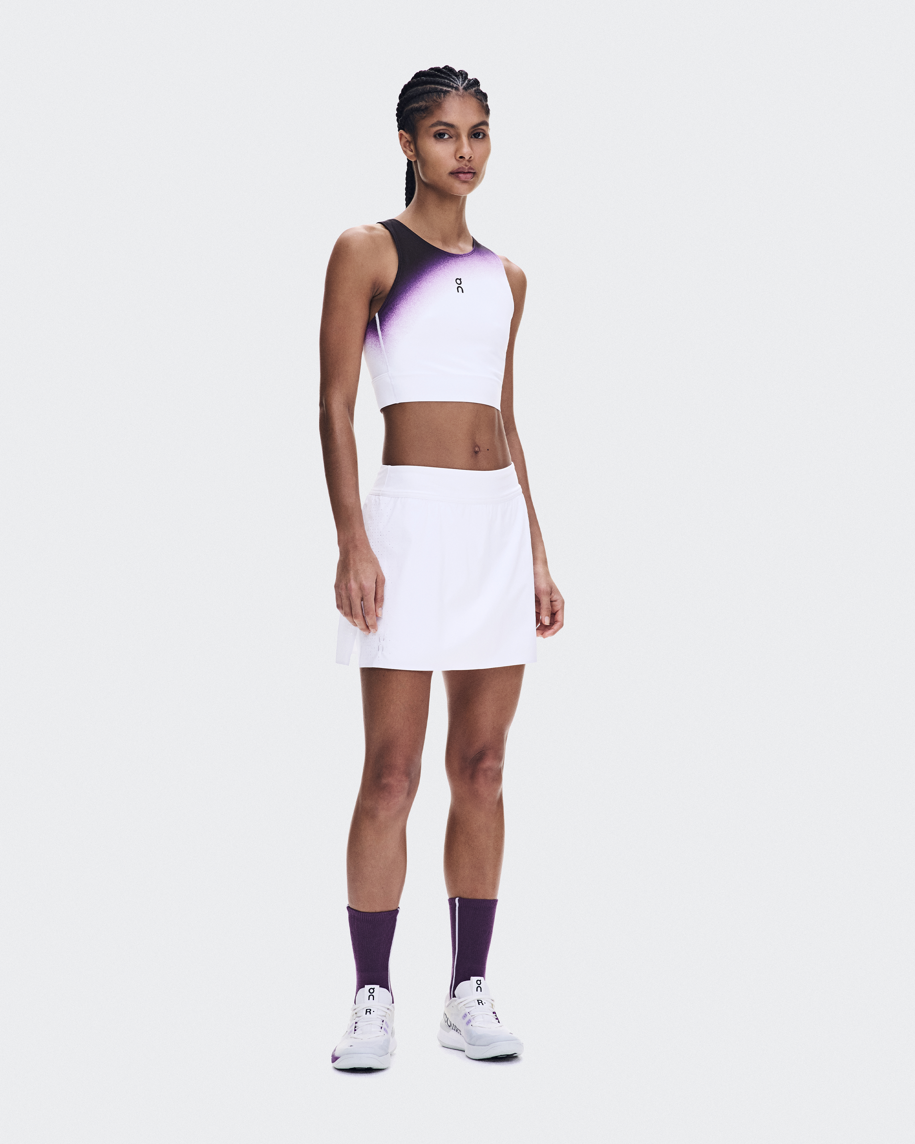 Court Crop Top Swing - White | Cassis