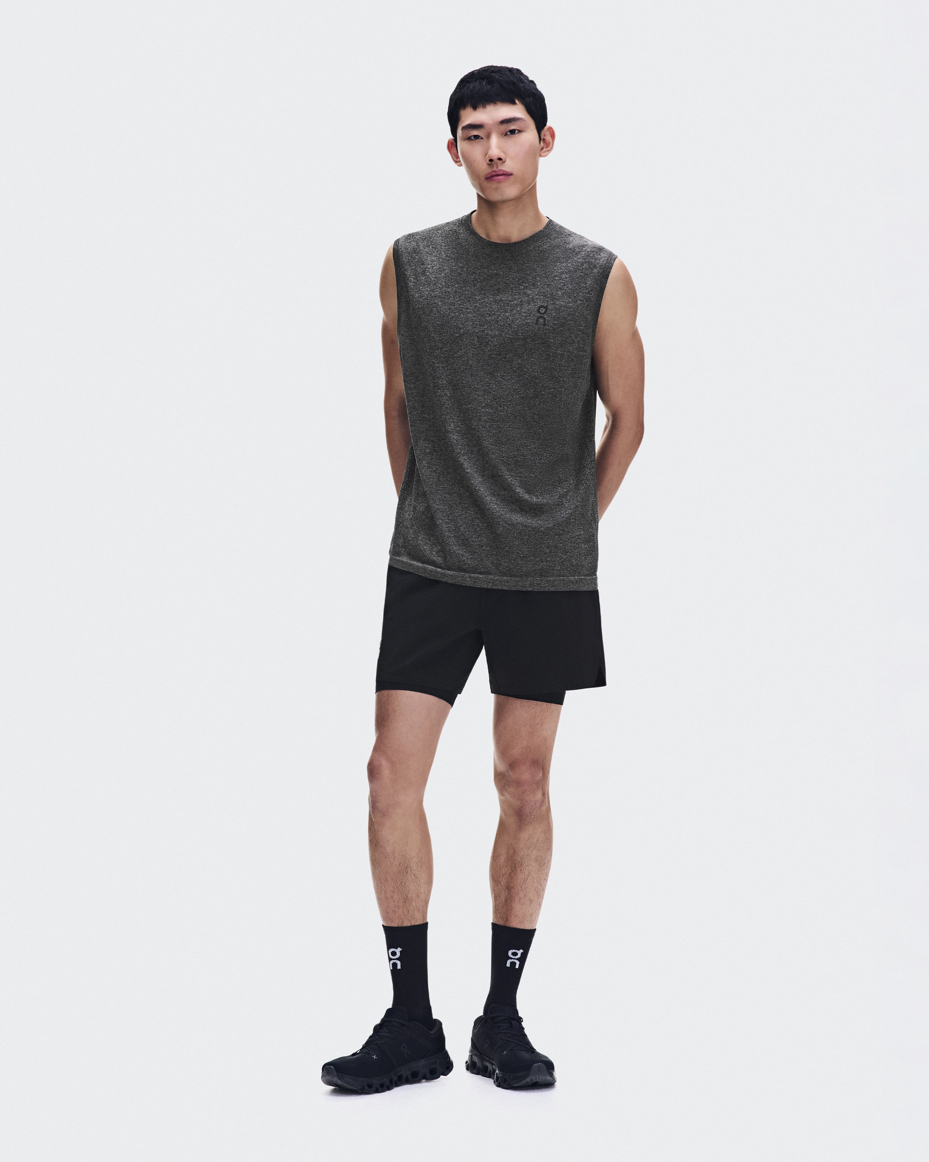 Train Flex Tank - Ember Heather