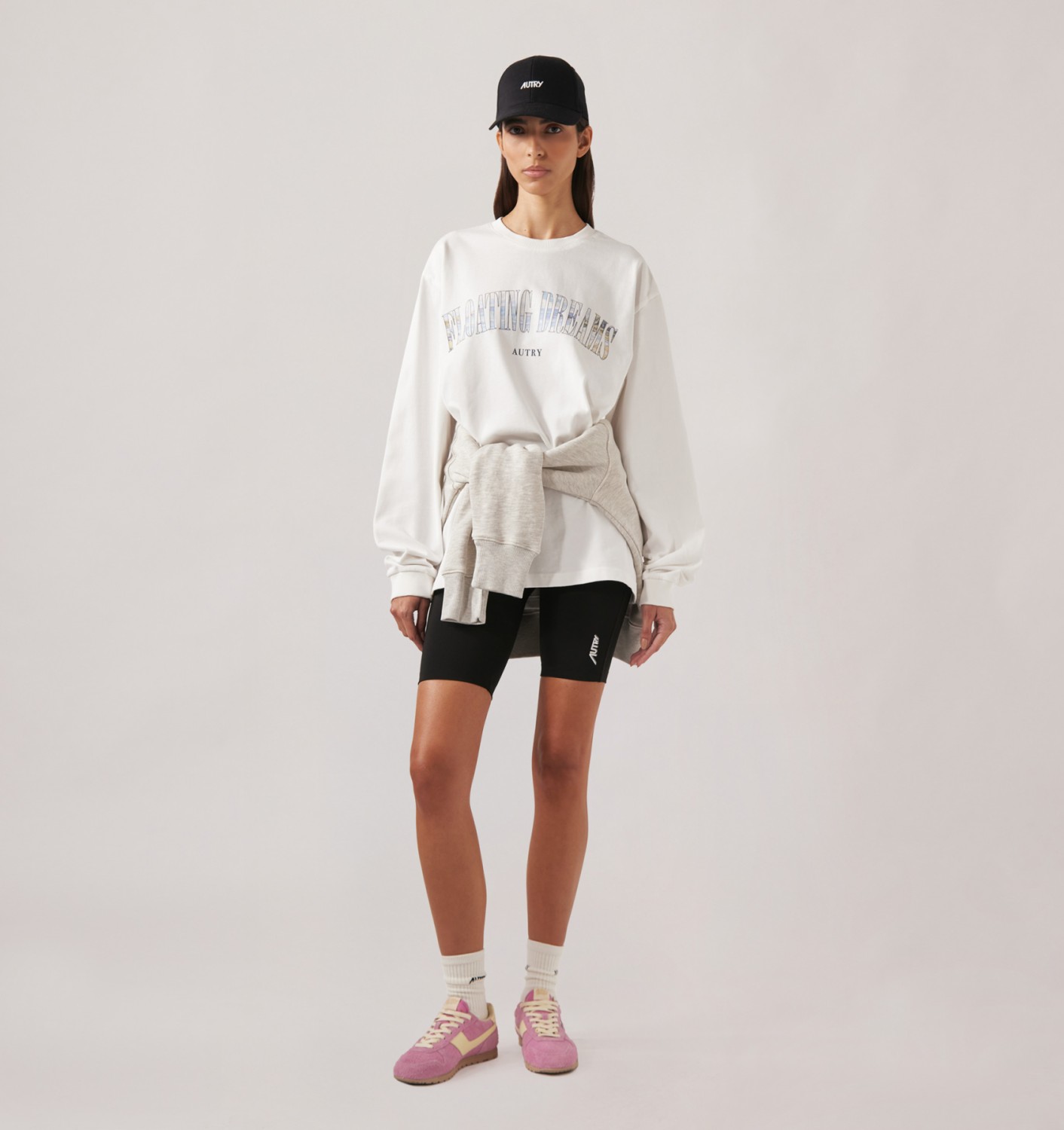 BIKER SHORTS WOMAN - WHITE