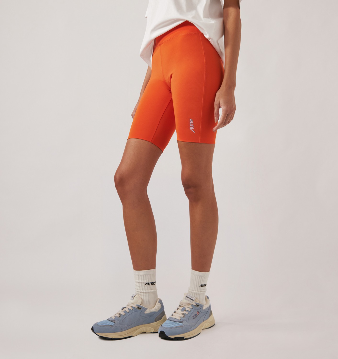 BIKER SHORTS WOMAN - WHITE