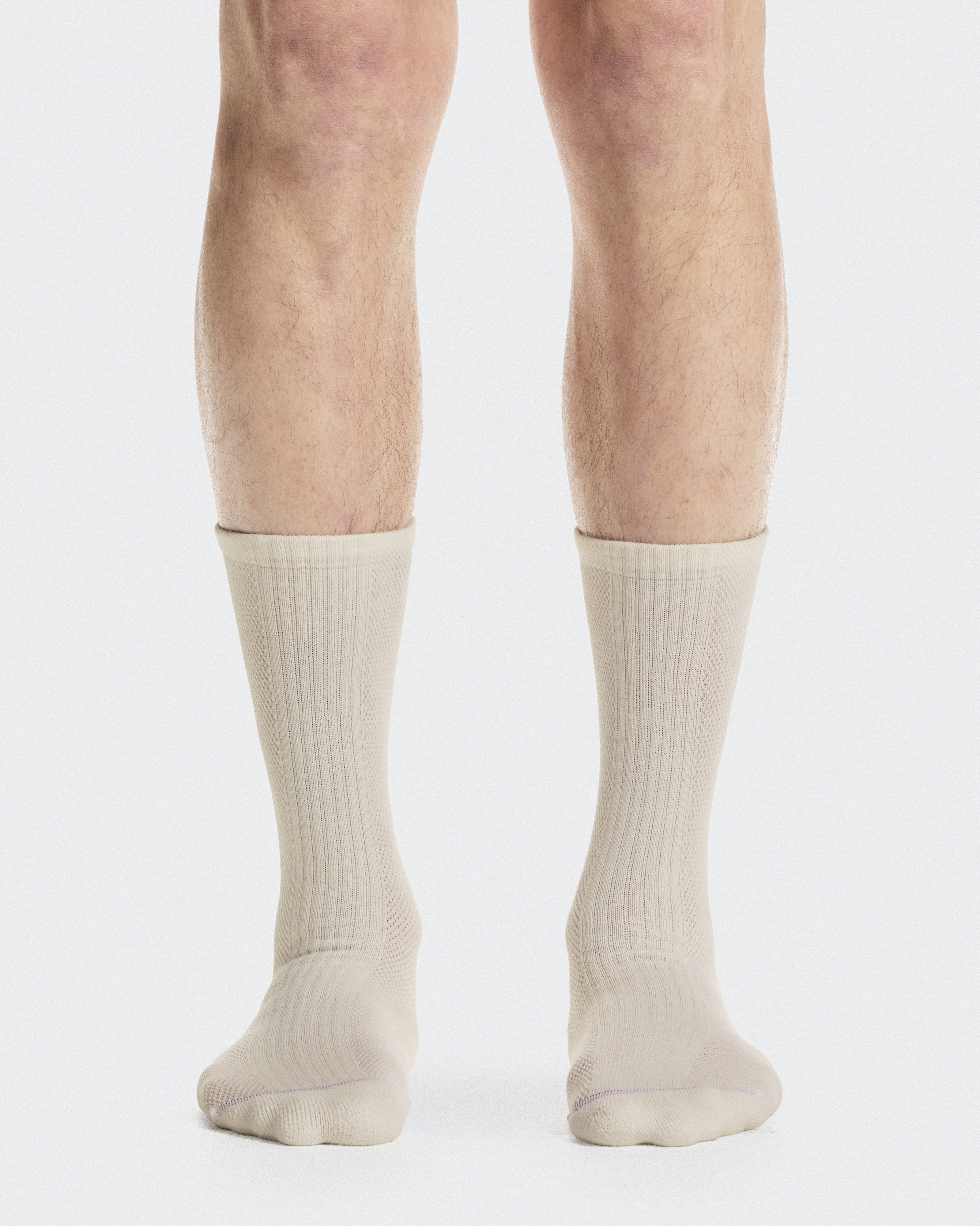 Hybrid Sock High 2P - Ivory