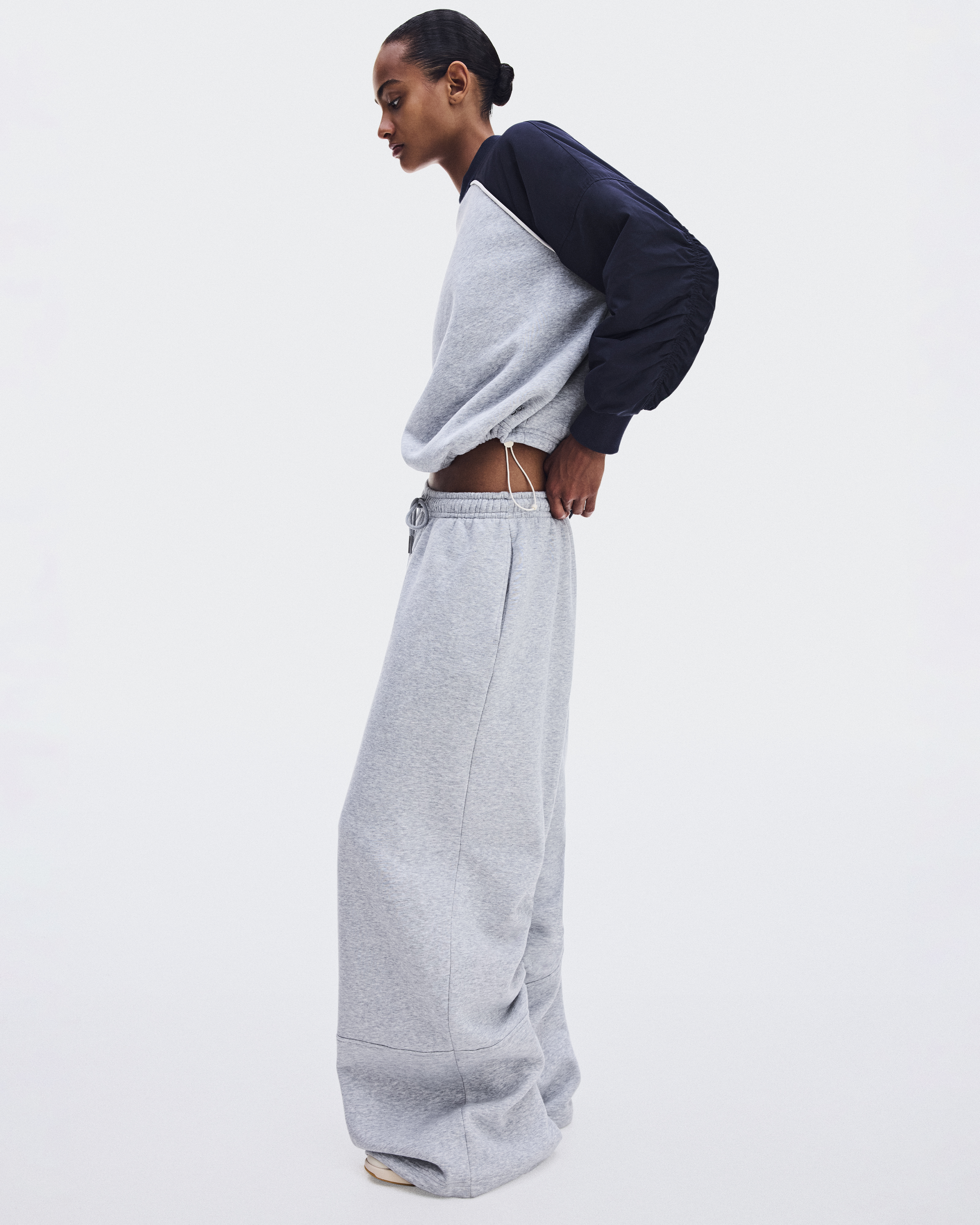 Oversized Crewneck - Inkwell | Alloy Heather